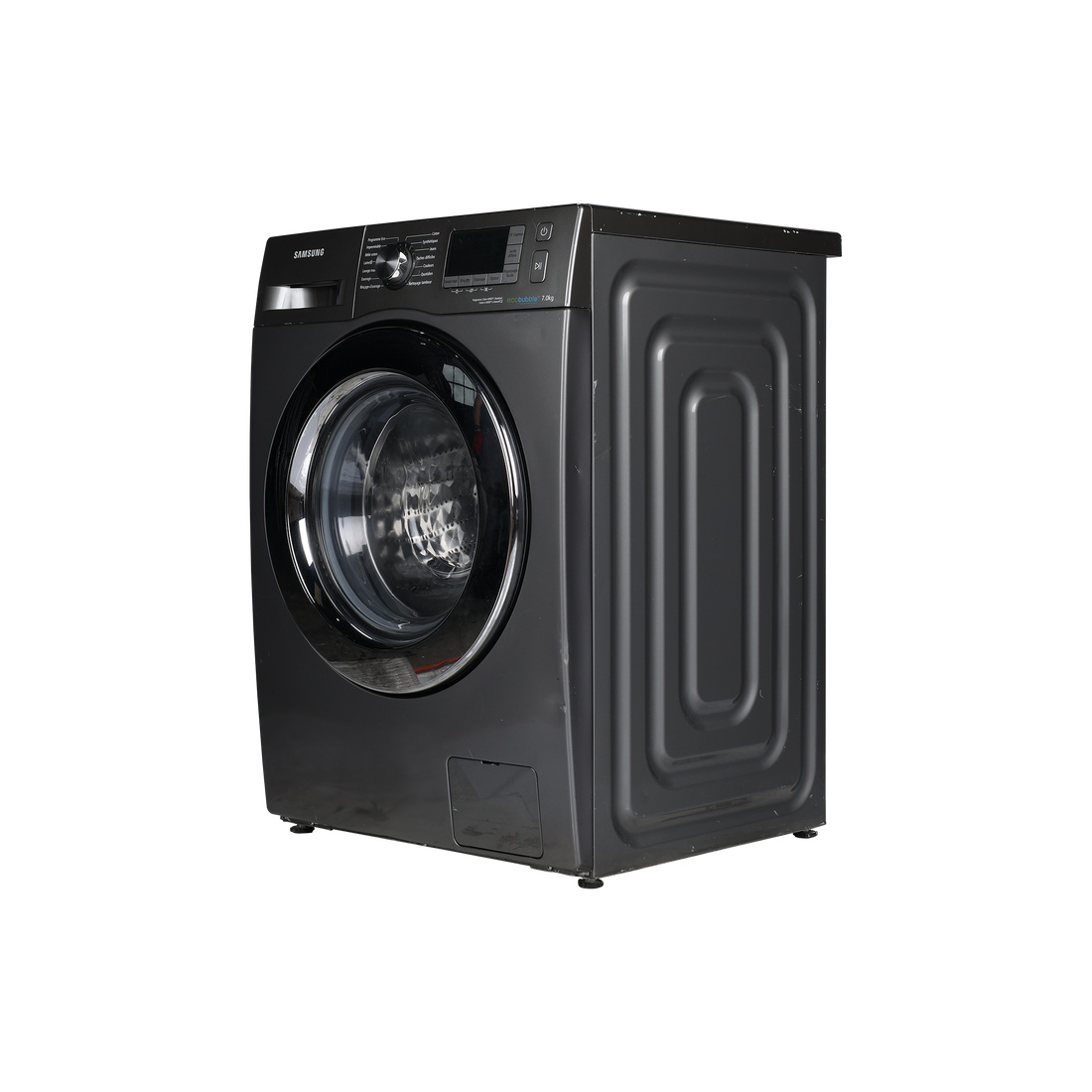 Lave-Linge Hublot 7 kg Reconditionné SAMSUNG WF70F5E5W4X : vue du côté droit