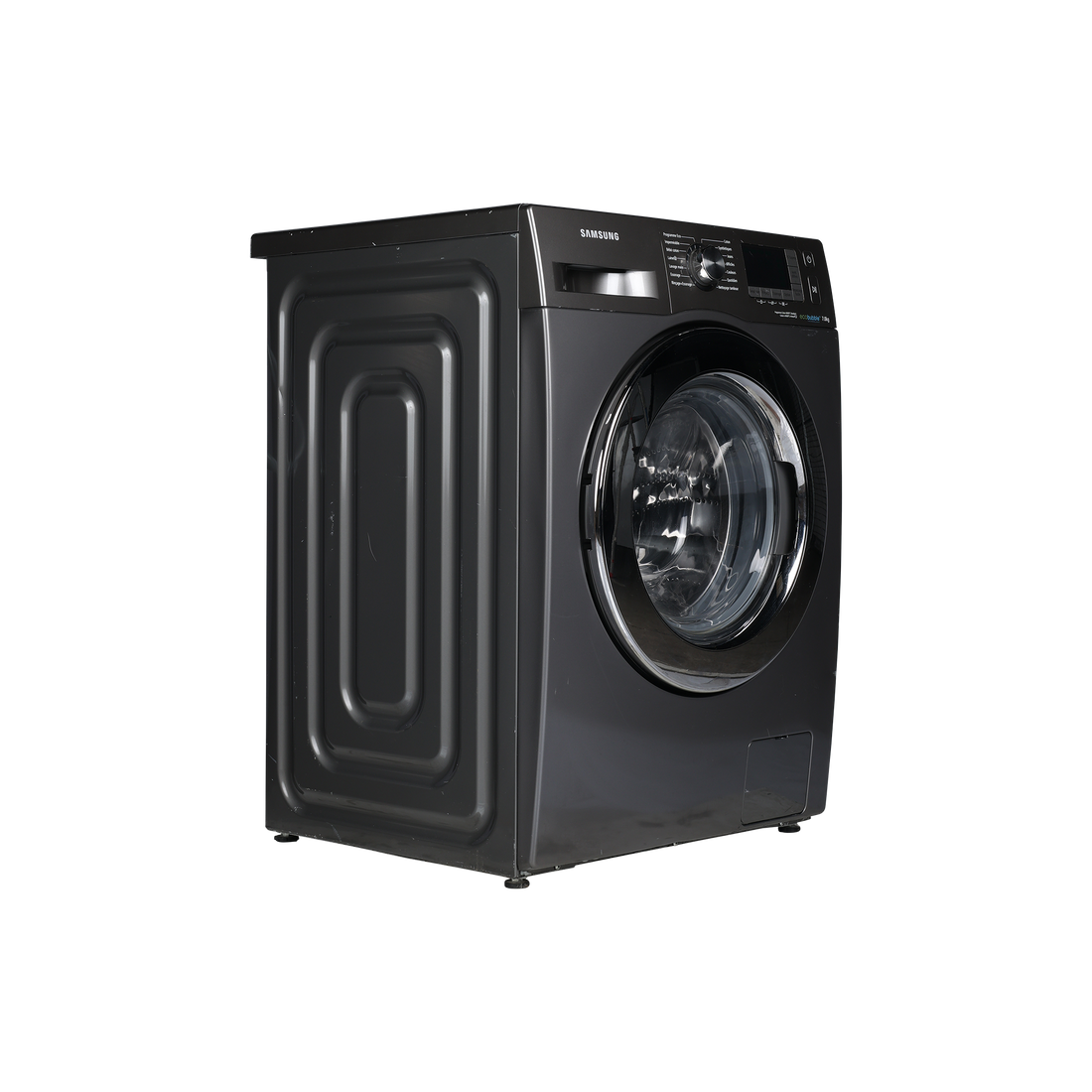 Lave-Linge Hublot 7 kg Reconditionné SAMSUNG WF70F5E5W4X : vue du côté gauche