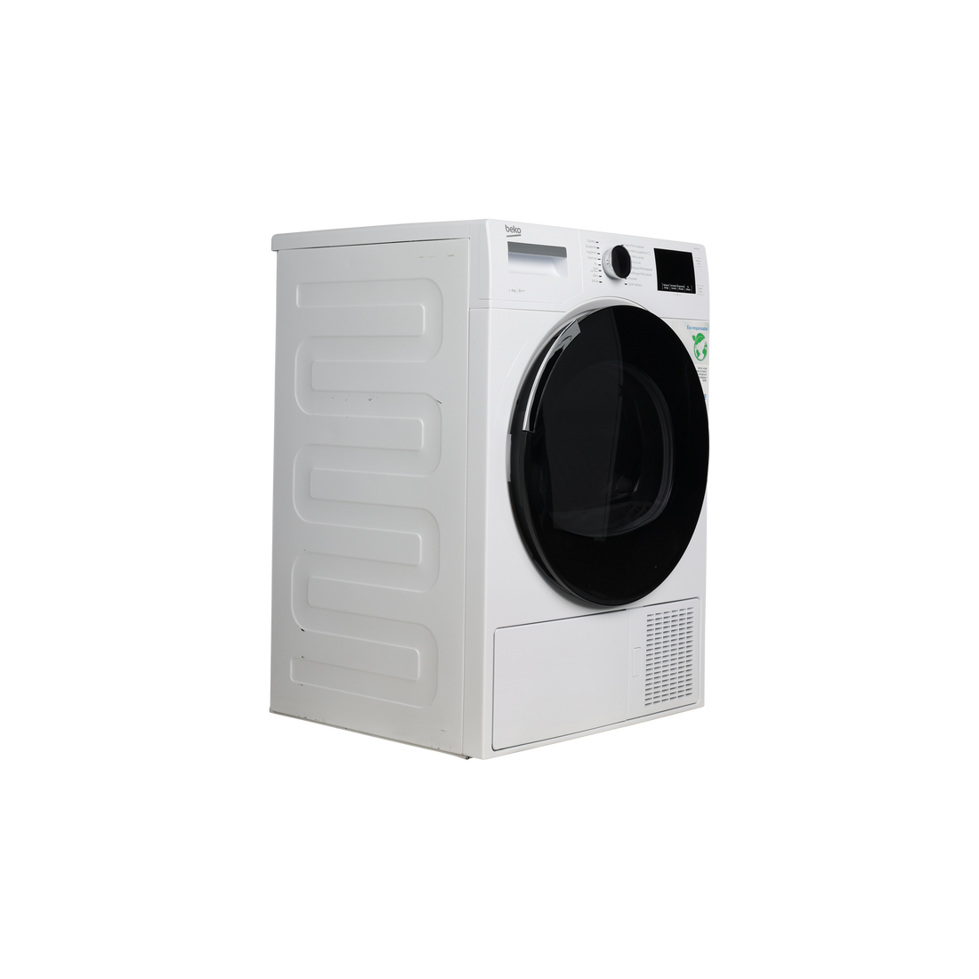 Seche-Linge Pompe À Chaleur 8 kg Reconditionné BEKO BDS8534W : vue du côté gauche