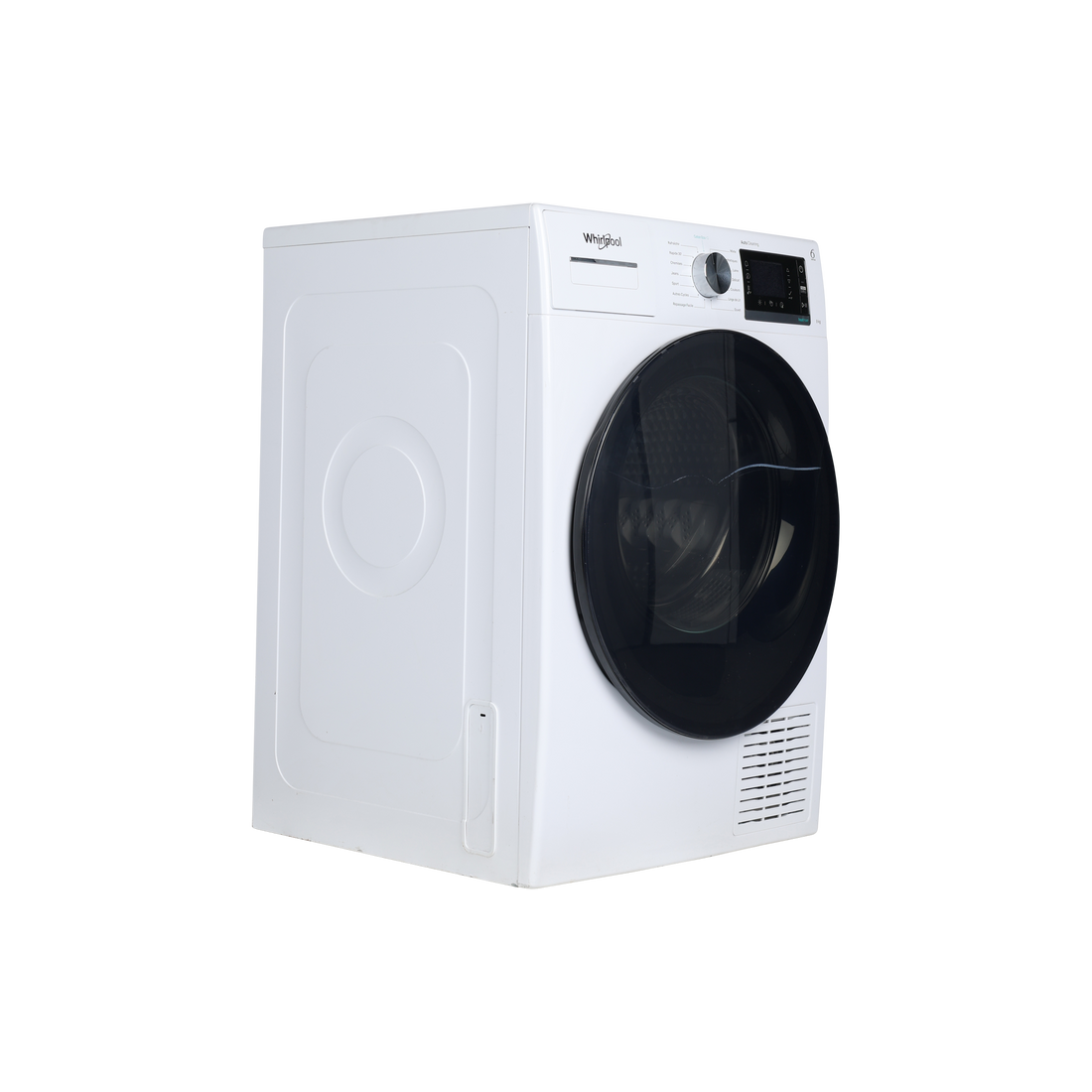 Seche-Linge Pompe À Chaleur 9 kg Reconditionné WHIRLPOOL W6D93WBFR : vue du côté gauche