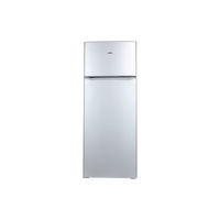 Réfrigérateur Avec Congélateur 212 L Reconditionné VALBERG 2D 212 A+ SHOC SILVER : vue de face