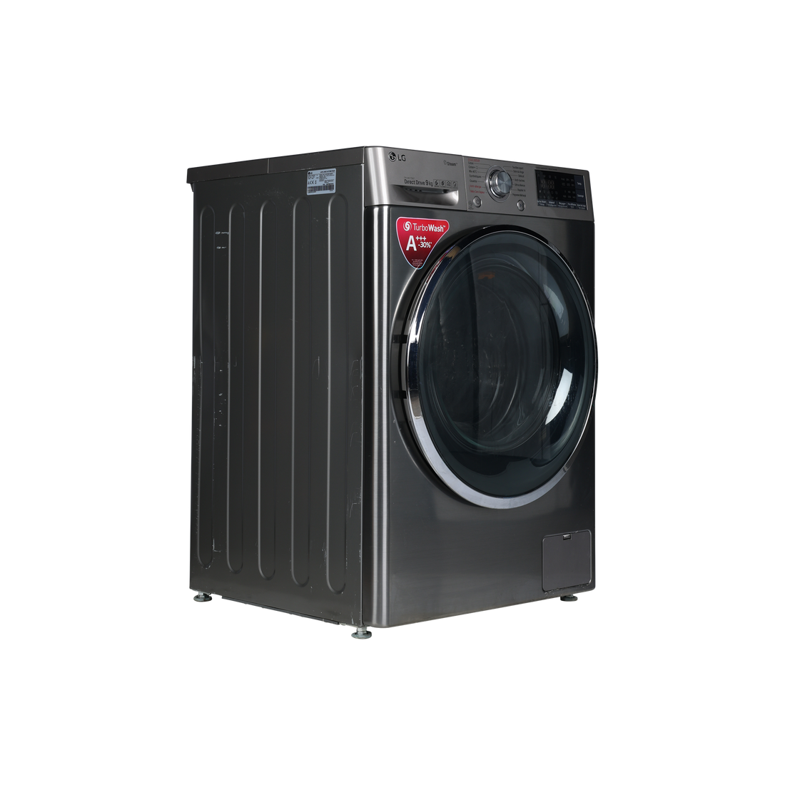 Lave-Linge Hublot 9 kg Reconditionné LG F94J72STST : vue du côté droit