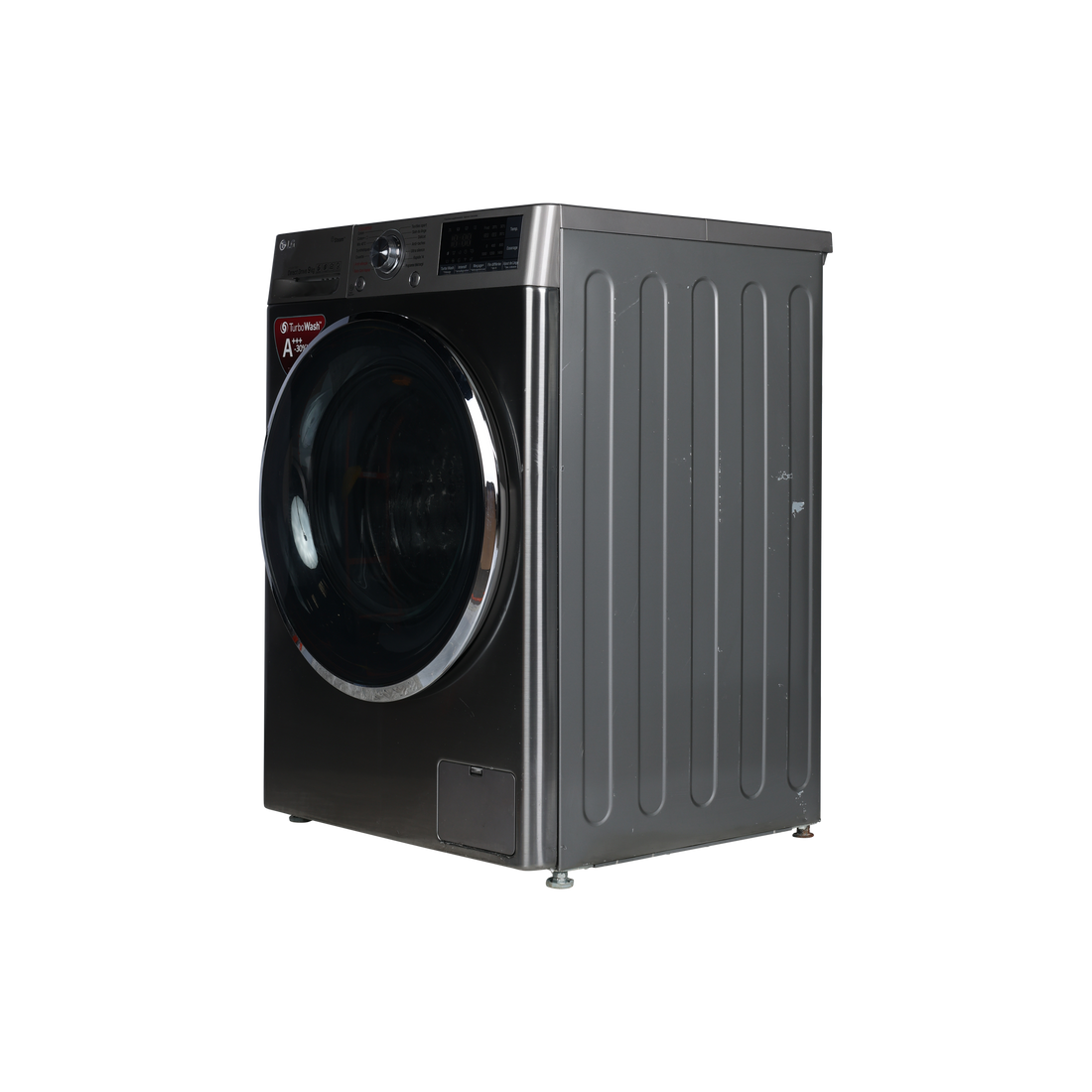 Lave-Linge Hublot 9 kg Reconditionné LG F94J72STST : vue du côté gauche
