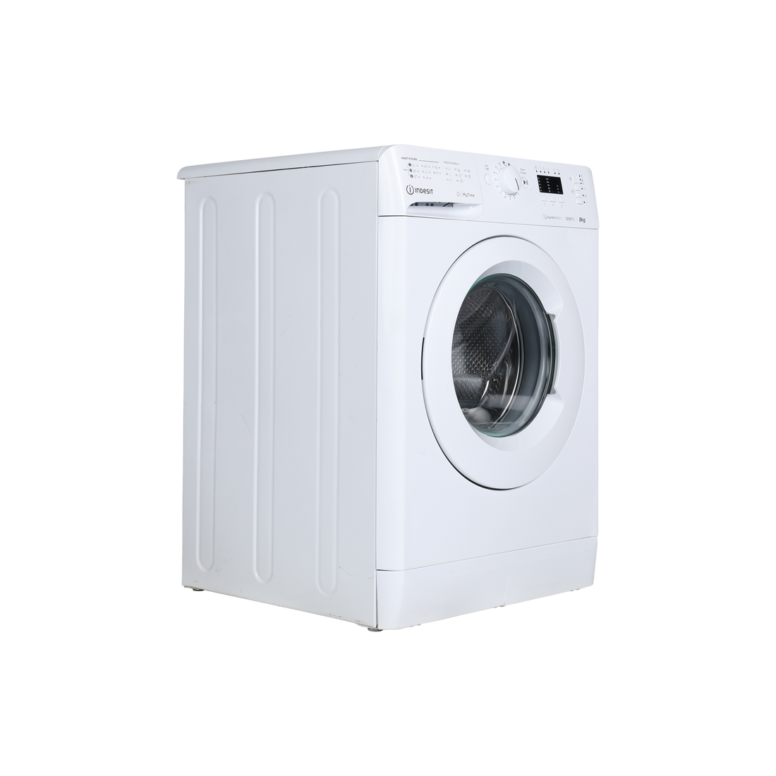Lave-Linge Hublot  Reconditionné INDESIT MTWA81295WEU : vue du côté droit