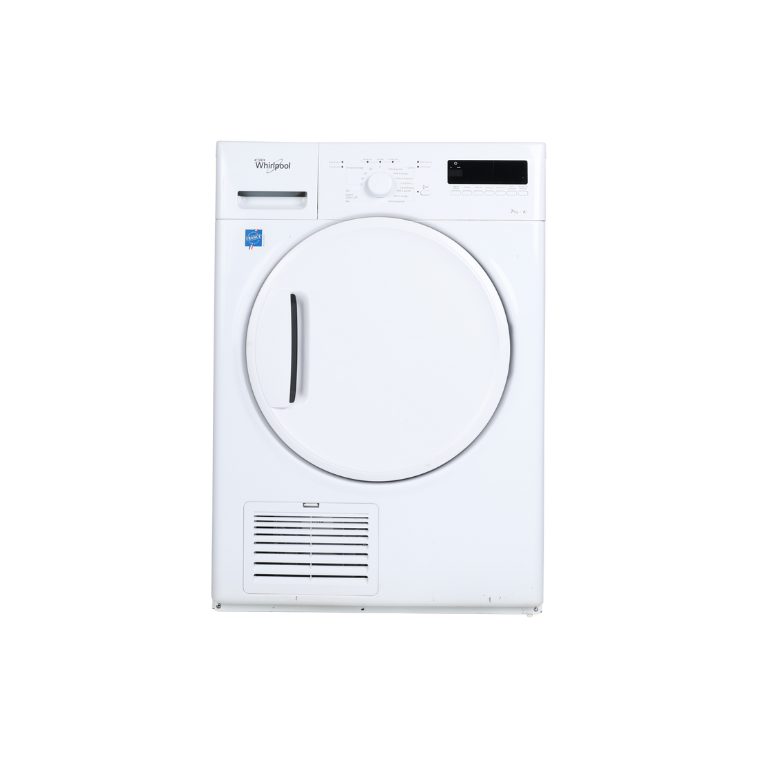 Seche-Linge Pompe À Chaleur 7 kg Reconditionné WHIRLPOOL HDLX 70312 : vue de face