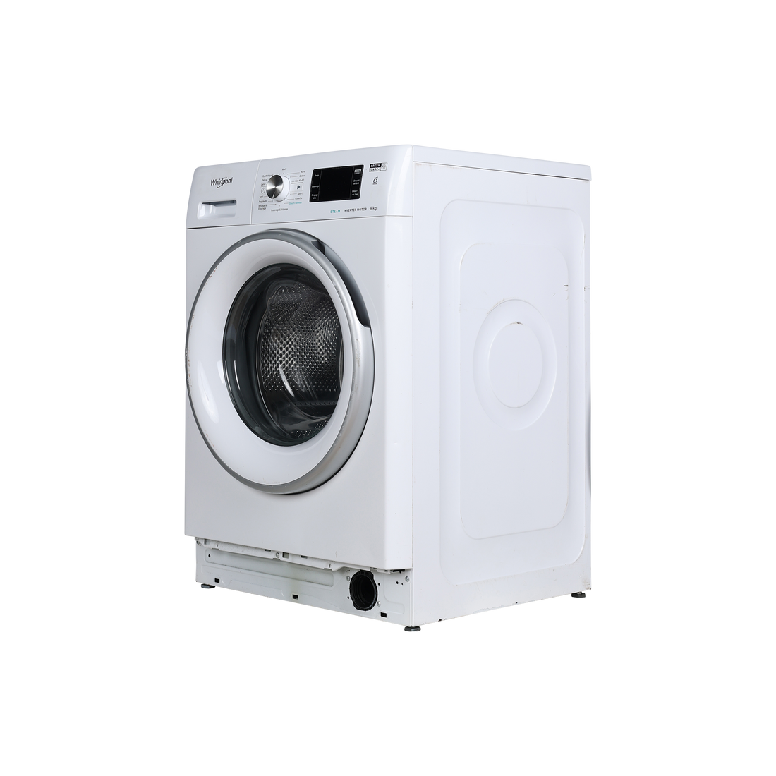 Lave-Linge Hublot 8 kg Reconditionné WHIRLPOOL FFBC8448SVFR : vue du côté droit