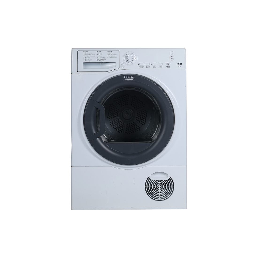 Seche-Linge Condensation 7 kg Reconditionné HOTPOINT ARISTON TCL93B6H/Z1 : vue de face