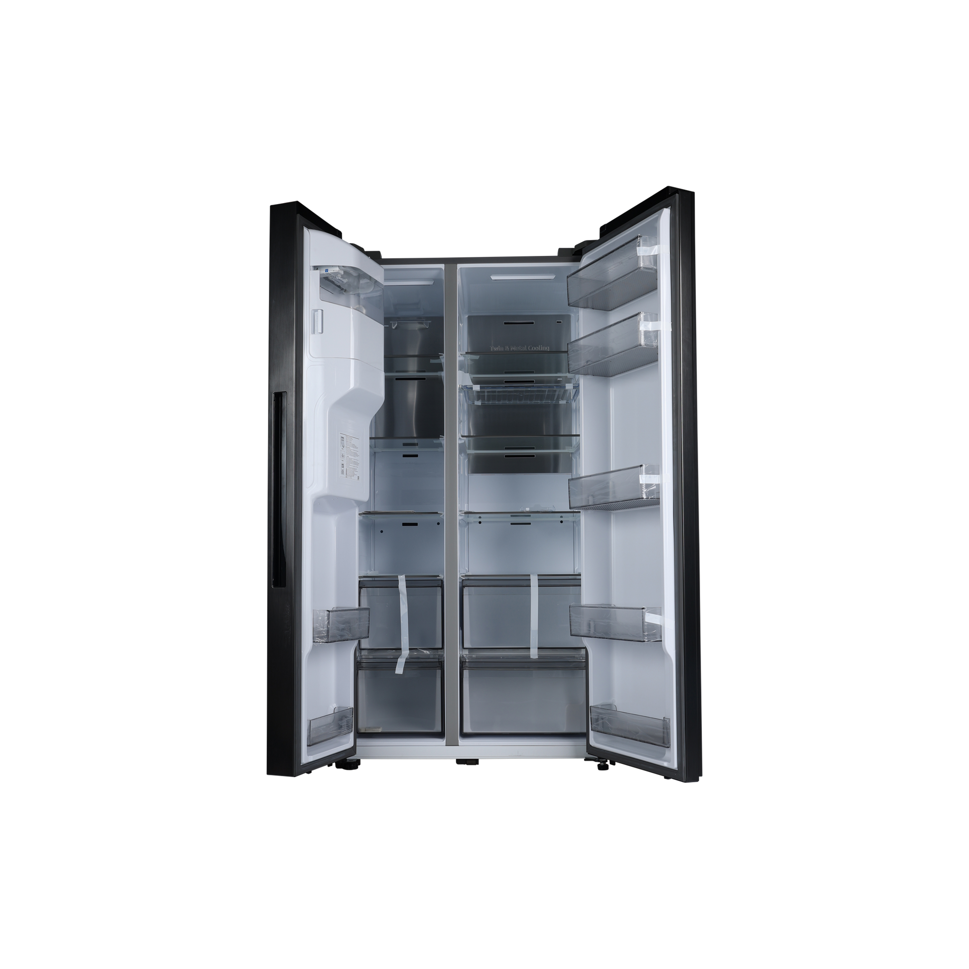 Réfrigérateur Américain 634 L Reconditionné SAMSUNG RS68A8840B1 : vue de l'intérieur