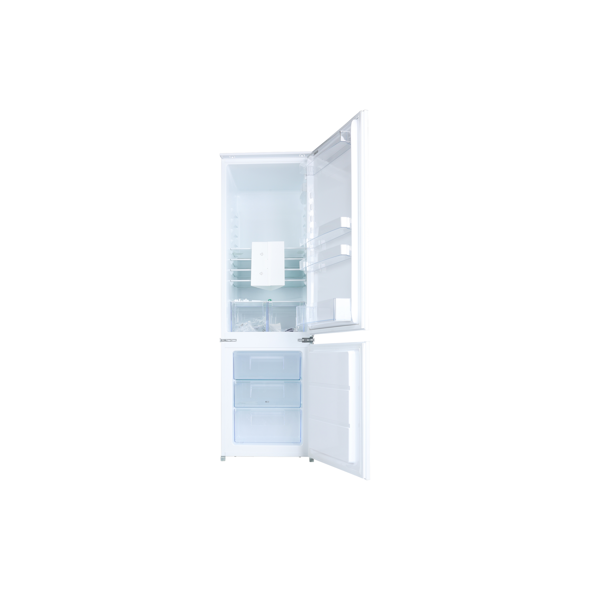 Réfrigérateur Avec Congélateur 196 L Reconditionné ZANUSSI ZNLN18FS1 : vue de l'intérieur