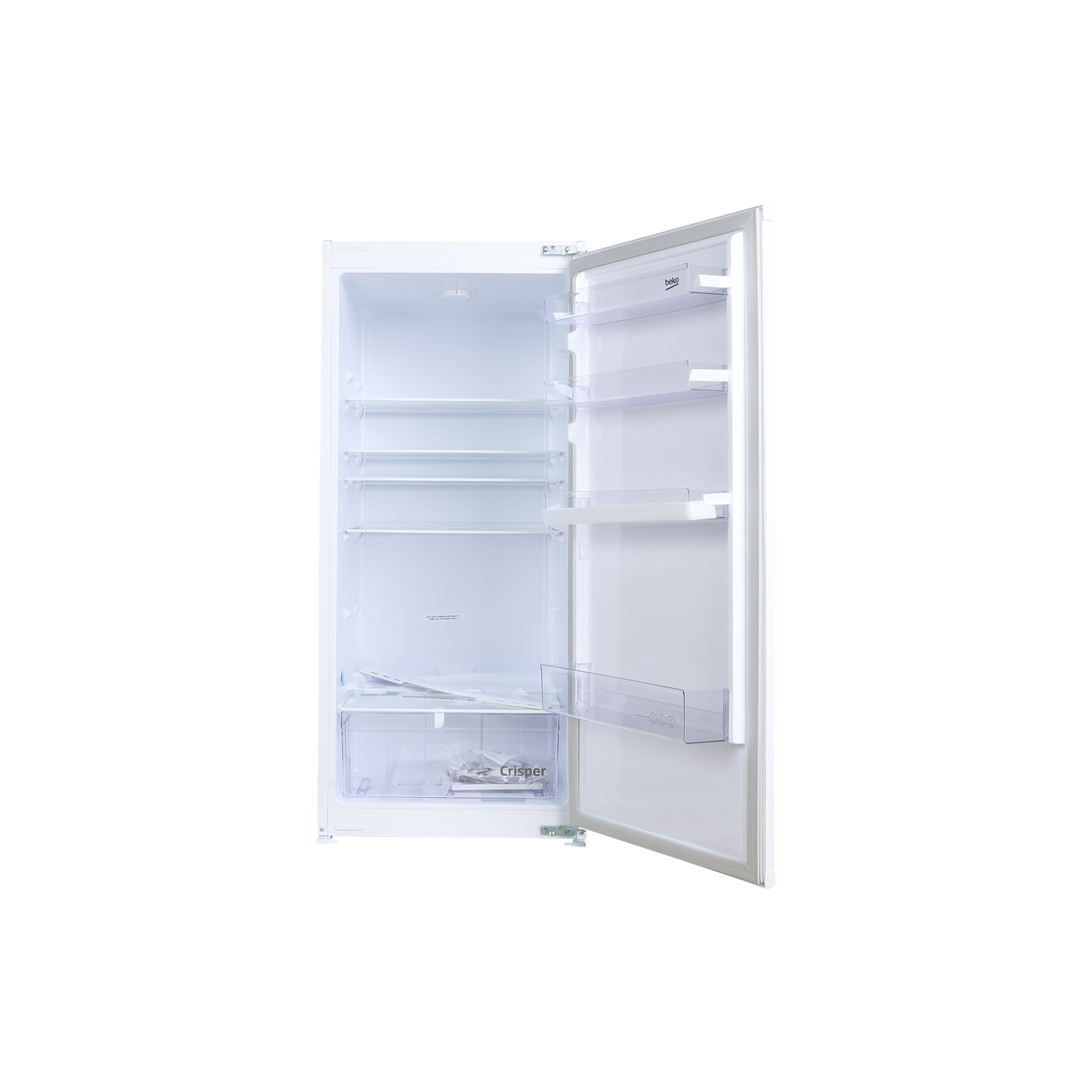 Réfrigérateur Une Porte 198 L Reconditionné BEKO BLSA310M3SN : vue de l'intérieur