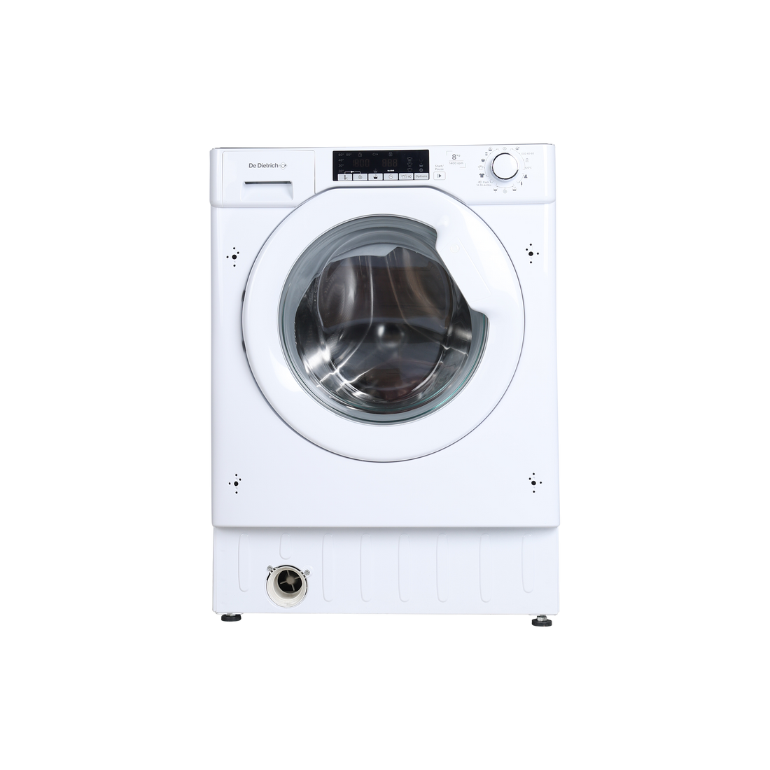 Lave-Linge Hublot 8 kg Reconditionné DE-DIETRICH DLZ1814I : vue de face