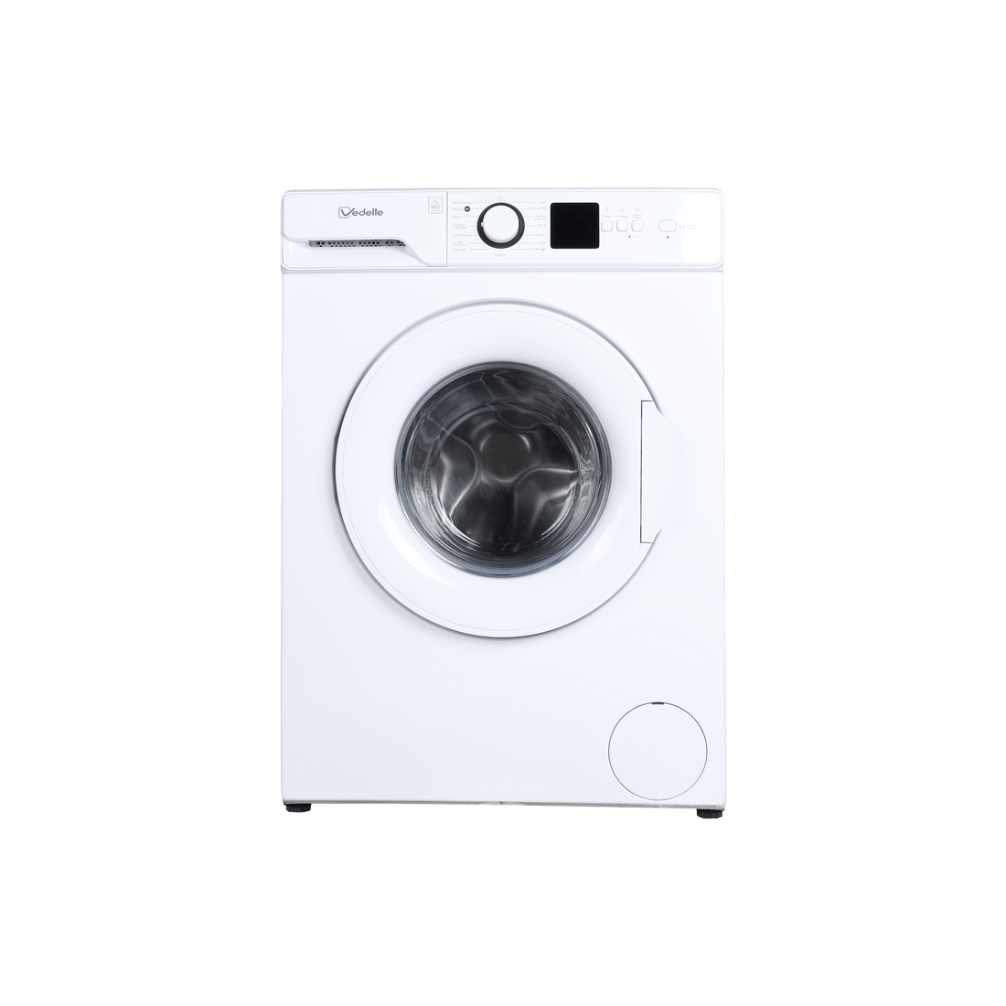 Lave-Linge Hublot 7 kg Reconditionné VEDETTE LFV274W : vue de face