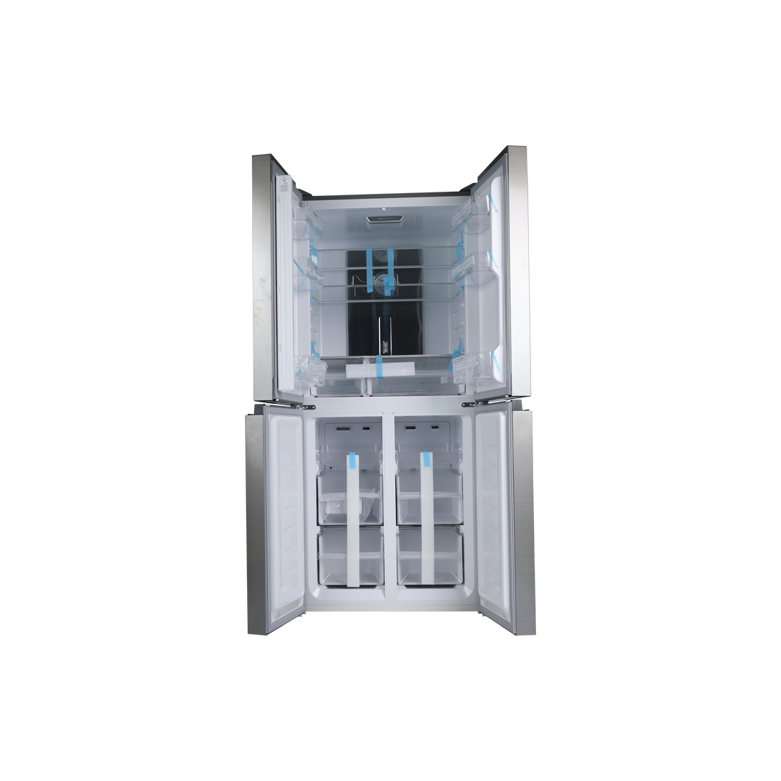 Réfrigérateur Multi-Portes 421 L Reconditionné BRANDT BFM870NX : vue de l'intérieur