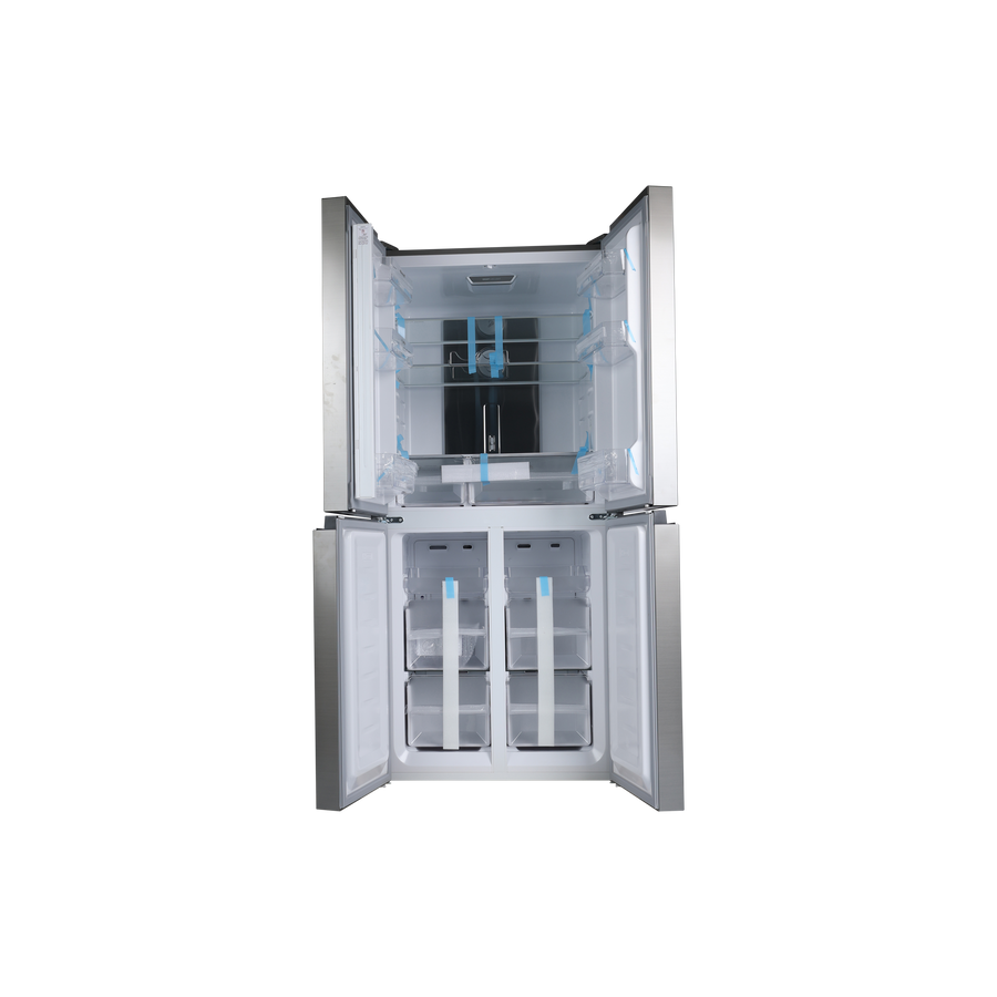 Réfrigérateur Multi-Portes 421 L Reconditionné BRANDT BFM870NX : vue de l'intérieur