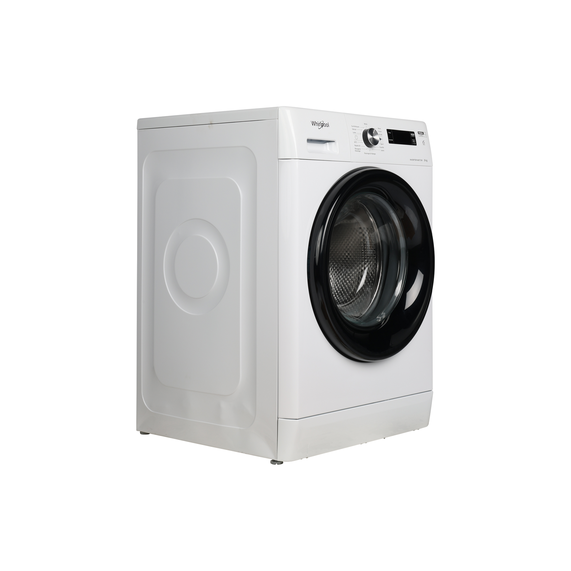 Lave-Linge Hublot 8 kg Reconditionné WHIRLPOOL FFS8258BFR : vue du côté droit