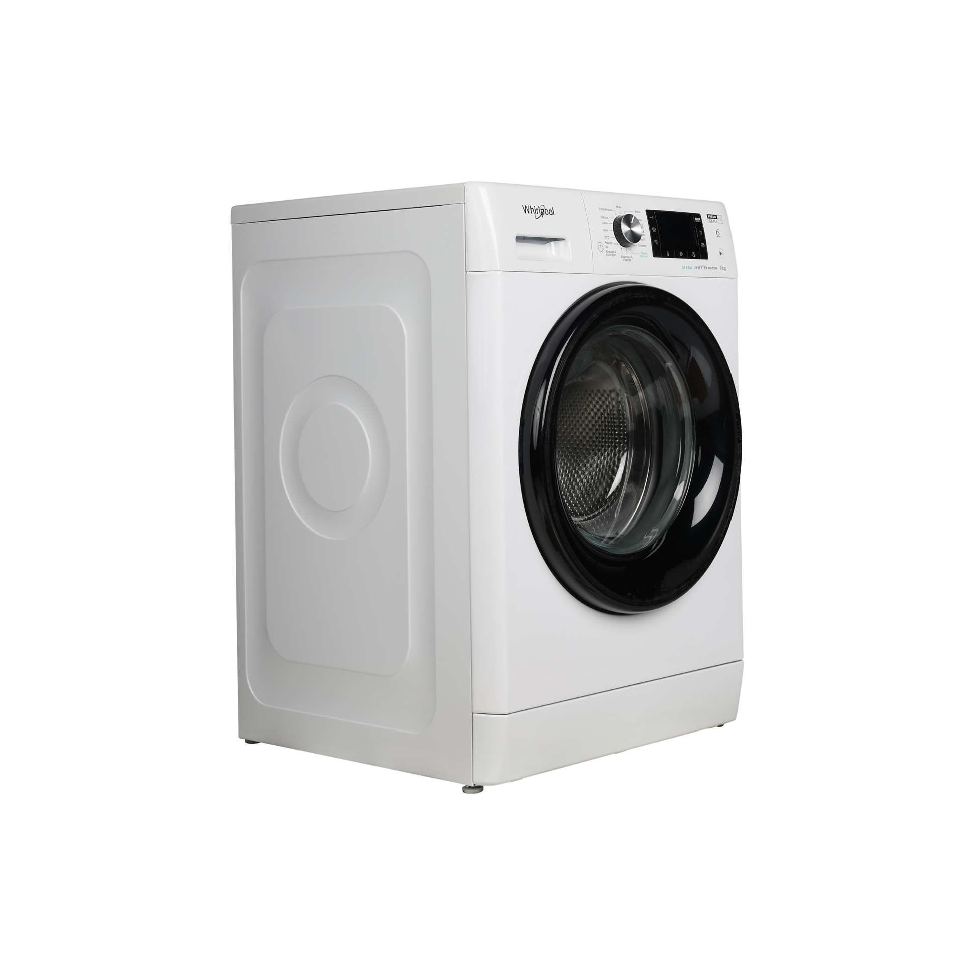 Lave-Linge Hublot 9 kg Reconditionné WHIRLPOOL FFBB9469CVFR : vue du côté droit