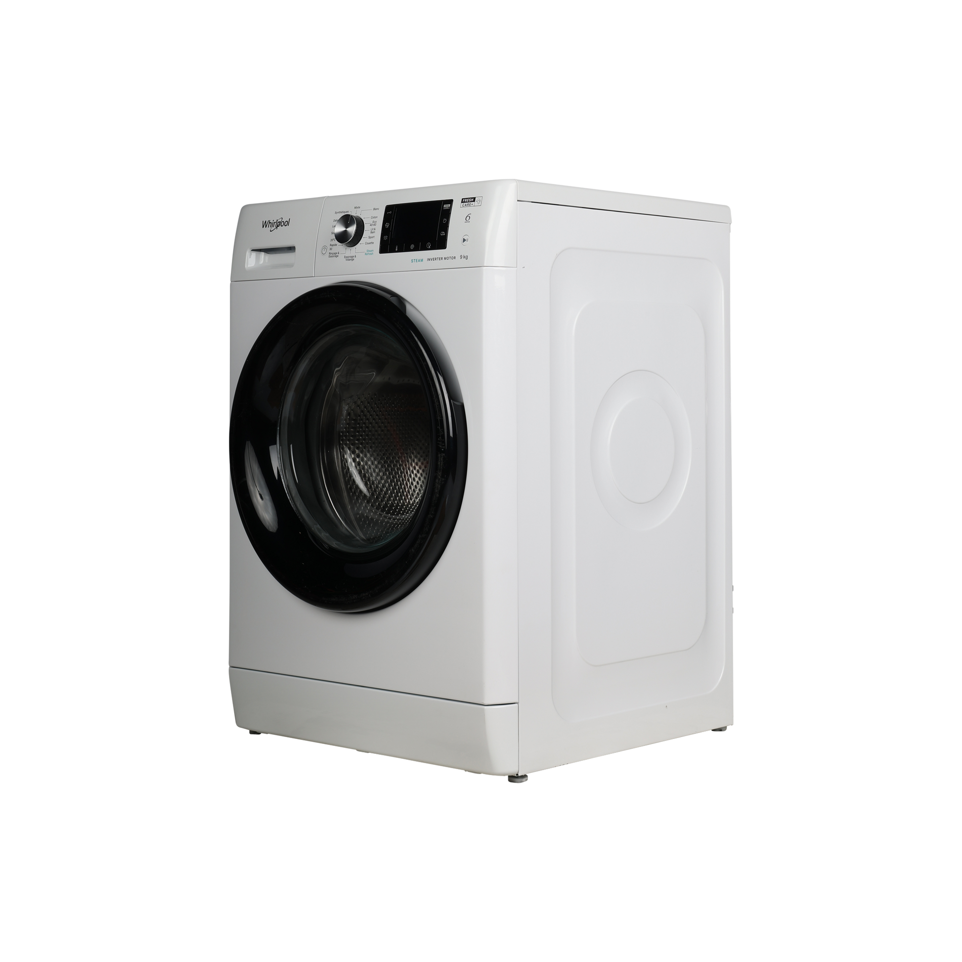 Lave-Linge Hublot 9 kg Reconditionné WHIRLPOOL FFBB9469CVFR : vue du côté gauche