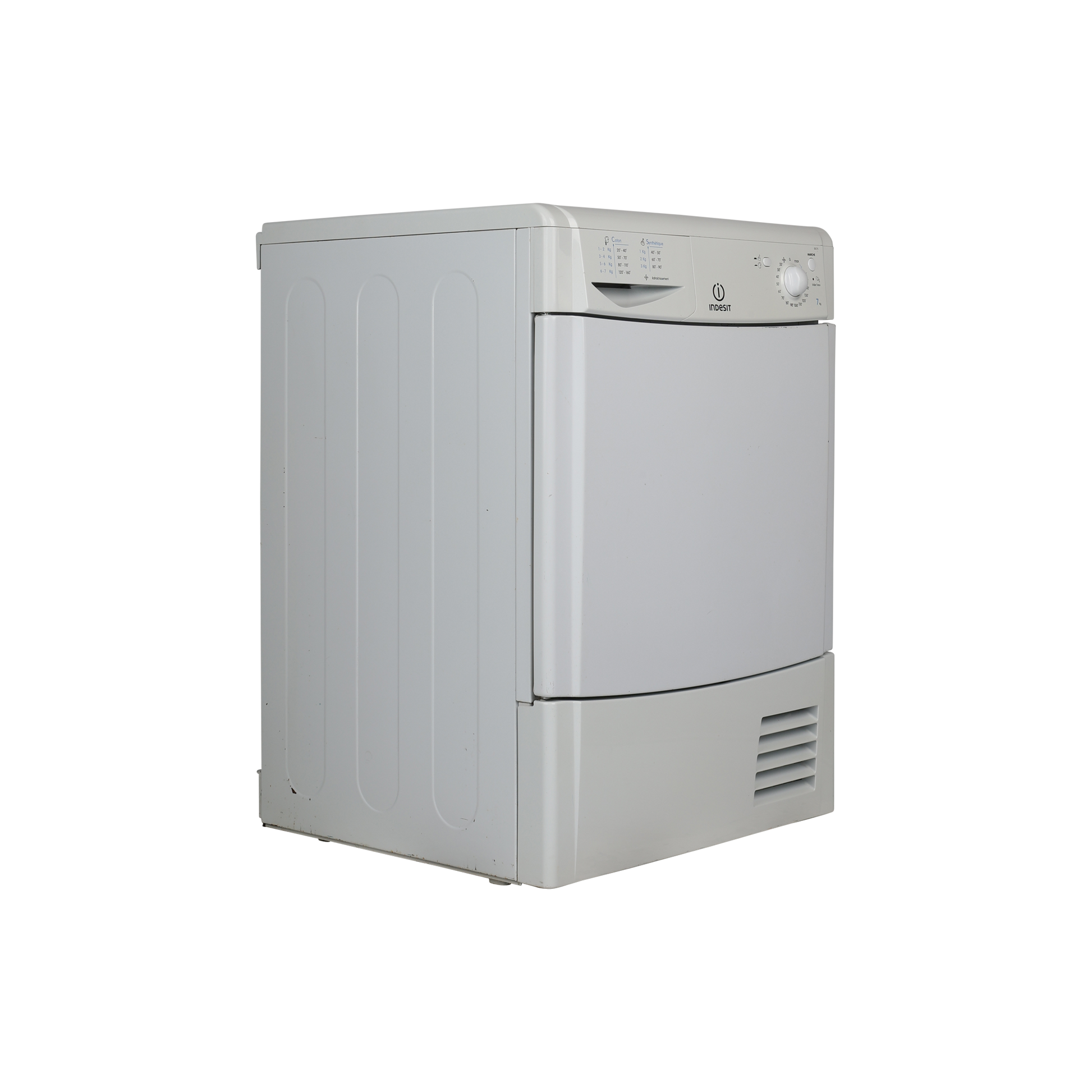 Seche-Linge Condensation 7 kg Reconditionné INDESIT IDC-75-FR : vue du côté gauche
