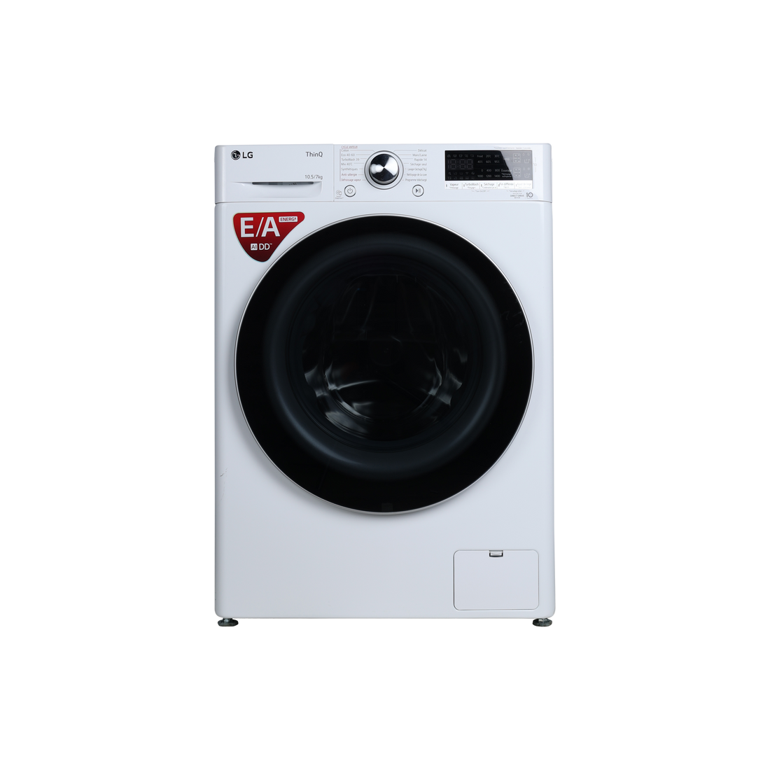 Lave-Linge Sechant 10.5 kg Reconditionné LG F174V71WSTA : vue de face