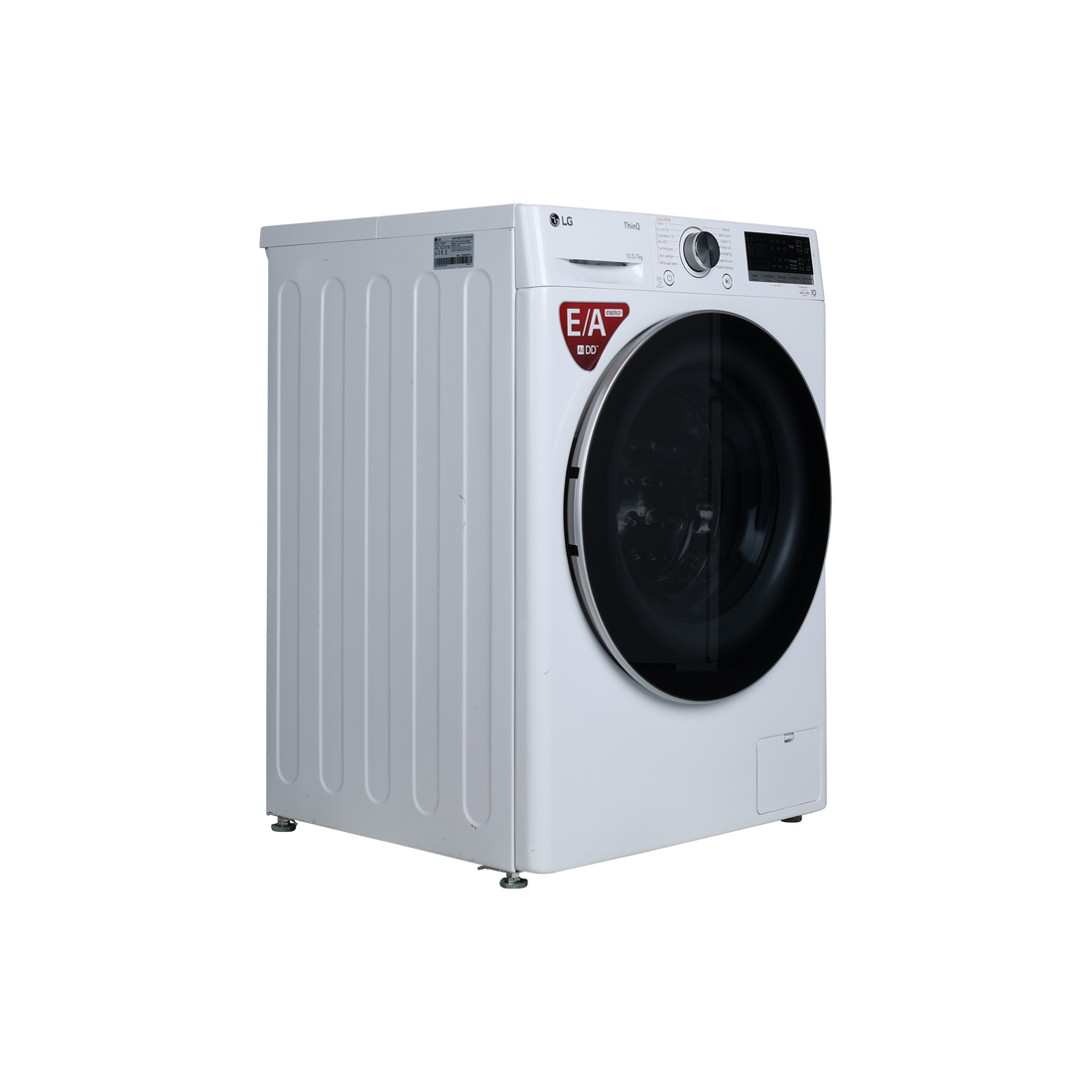 Lave-Linge Sechant 10.5 kg Reconditionné LG F174V71WSTA : vue du côté droit