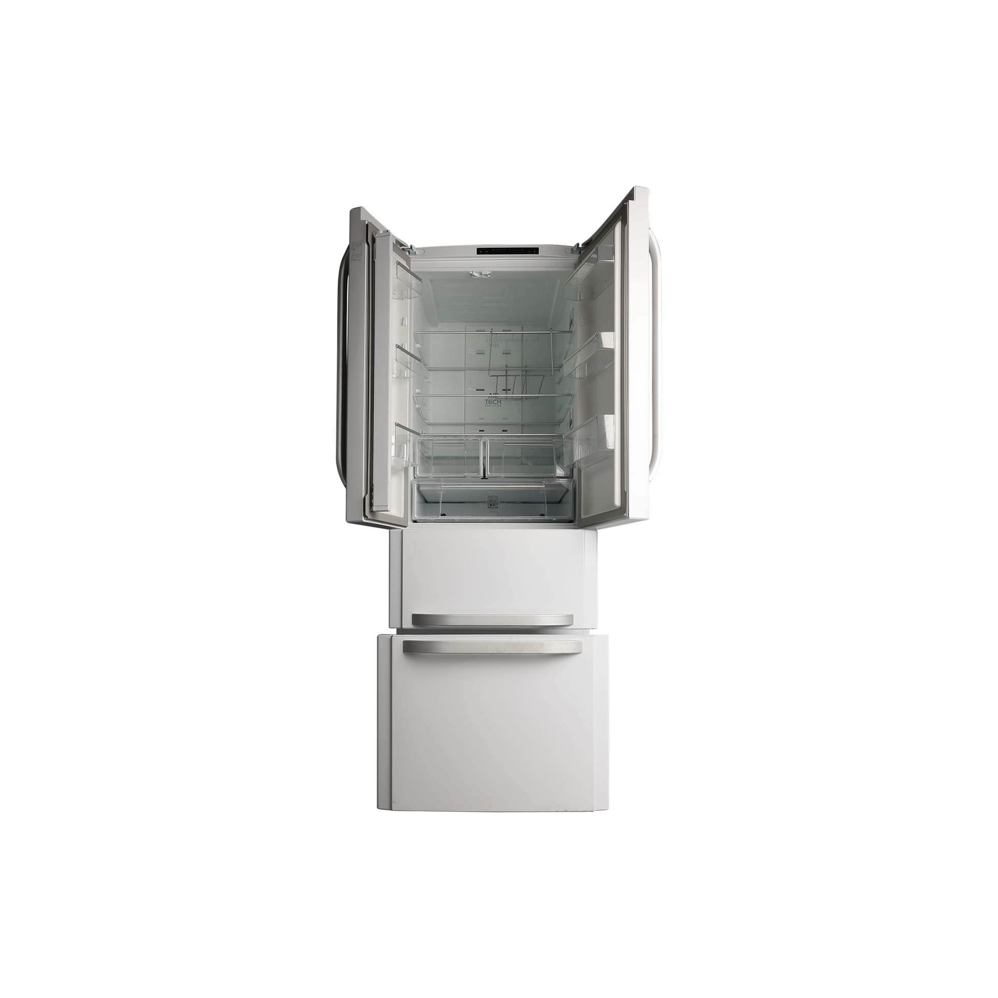 Réfrigérateur Multi-Portes 452 L Reconditionné HOTPOINT E4D W C1 : vue de l'intérieur