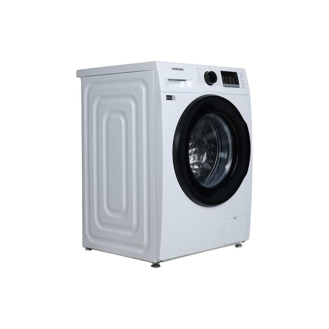 Lave-Linge Hublot 9 kg Reconditionné SAMSUNG WW90TA046AT : vue du côté gauche