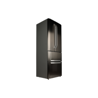 Réfrigérateur Multi-Portes 380 L Reconditionné HOTPOINT 4D AAX/HA : vue du côté gauche