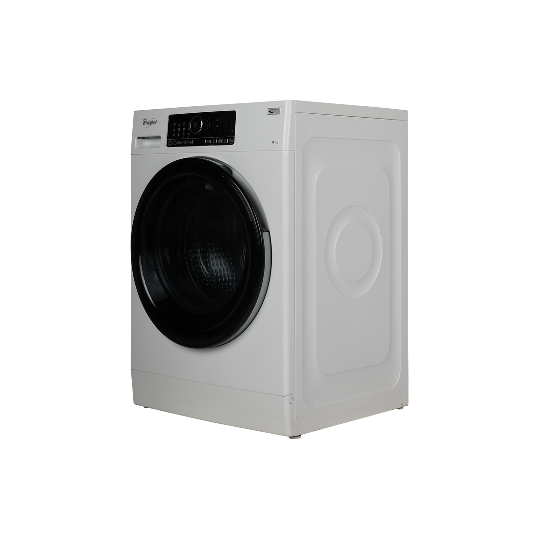 Lave-Linge Hublot 8 kg Reconditionné WHIRLPOOL FSCR80430 : vue du côté gauche