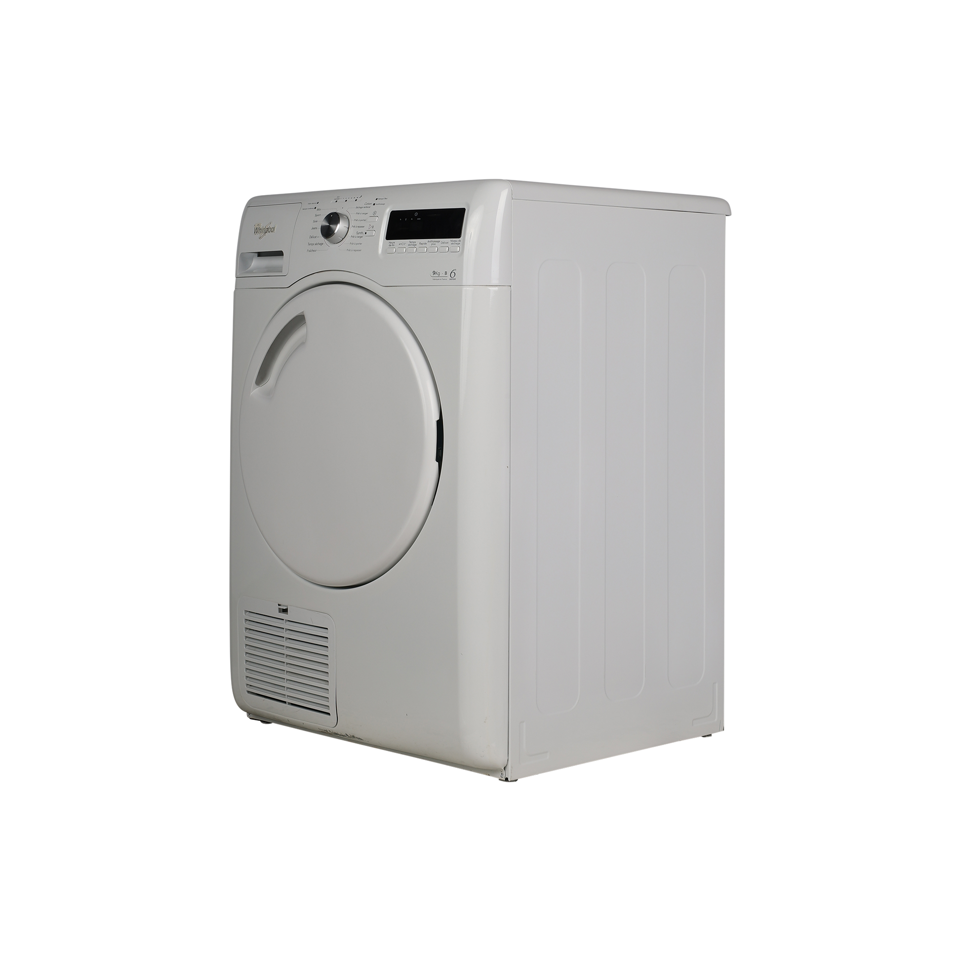 Seche-Linge Condensation 9 kg Reconditionné WHIRLPOOL AZB 9320 : vue du côté gauche