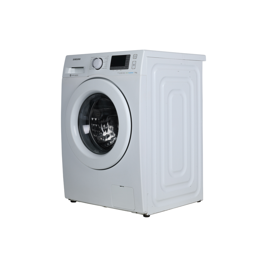 Lave-Linge Hublot 7 kg Reconditionné SAMSUNG WF70F5E3U4W : vue du côté gauche