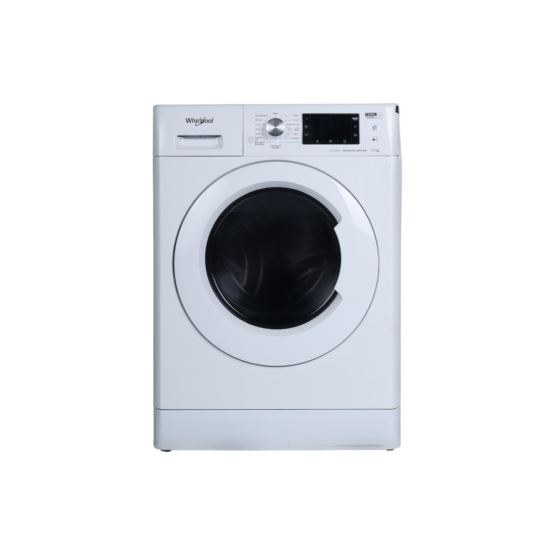 Lave-Linge Hublot 11 kg Reconditionné WHIRLPOOL FFDD11469SVFR : vue de face
