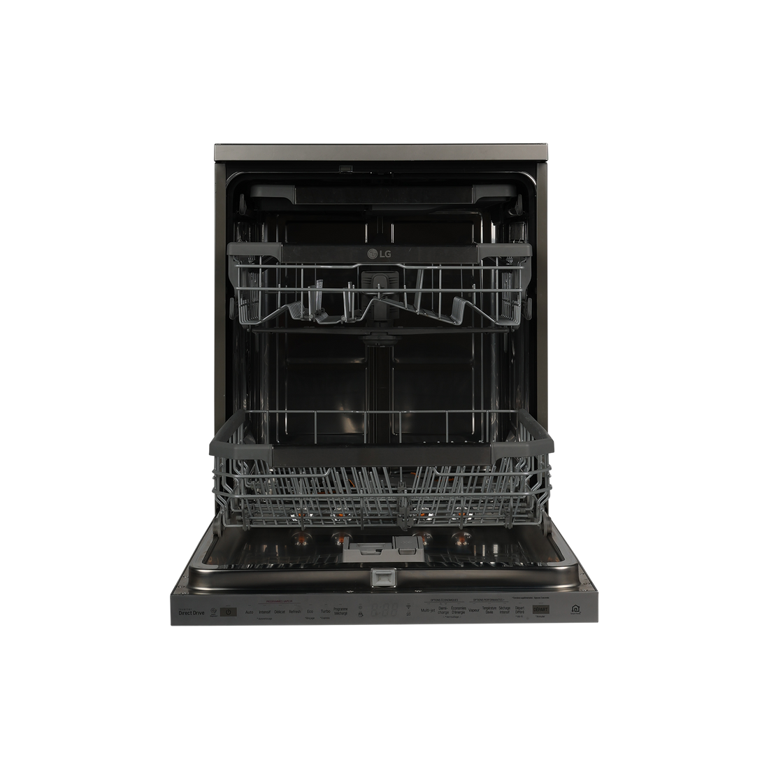 Lave-Vaisselle Pose Libre 14 Cvts Reconditionné LG DF425HSS : vue de l'intérieur