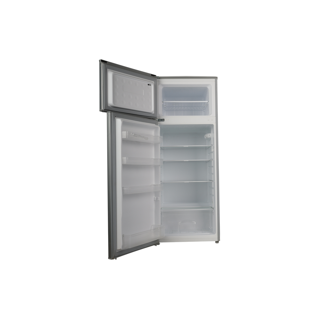 Réfrigérateur Avec Congélateur 212 L Reconditionné VALBERG 2D 212 A+ SHOC SILVER : vue de l'intérieur