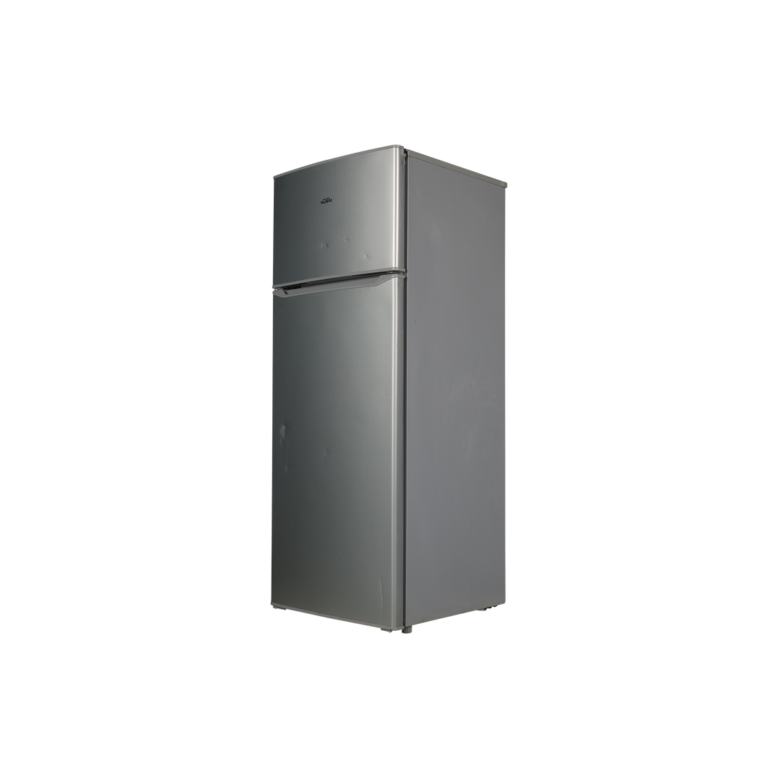 Réfrigérateur Avec Congélateur 212 L Reconditionné VALBERG 2D 212 A+ SHOC SILVER : vue du côté gauche