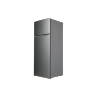 Réfrigérateur Avec Congélateur 212 L Reconditionné VALBERG 2D 212 A+ SHOC SILVER : vue du côté gauche