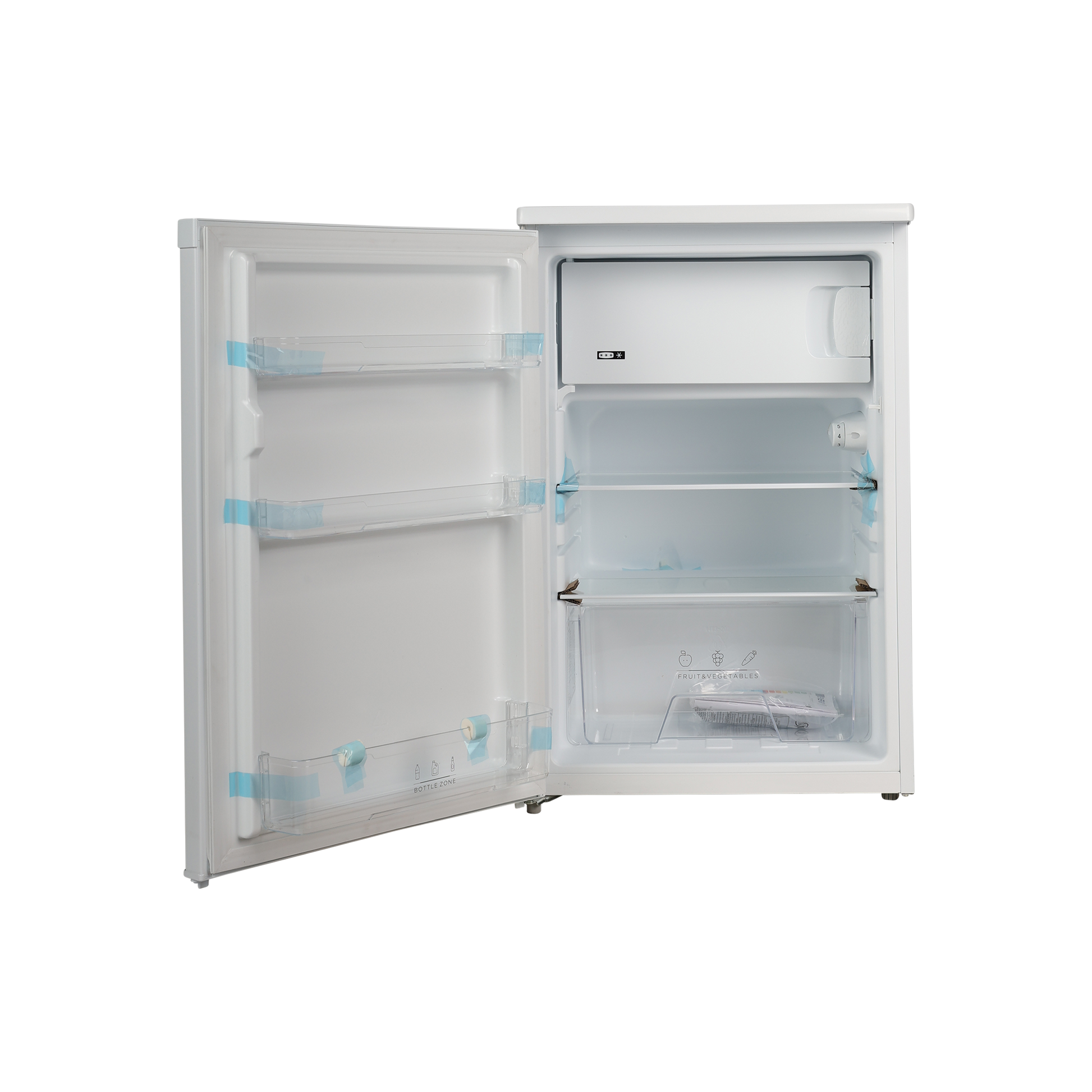 Réfrigérateur Compact 113 L Reconditionné ESSENTIEL B ERT85-55MIB4 : vue de l'intérieur