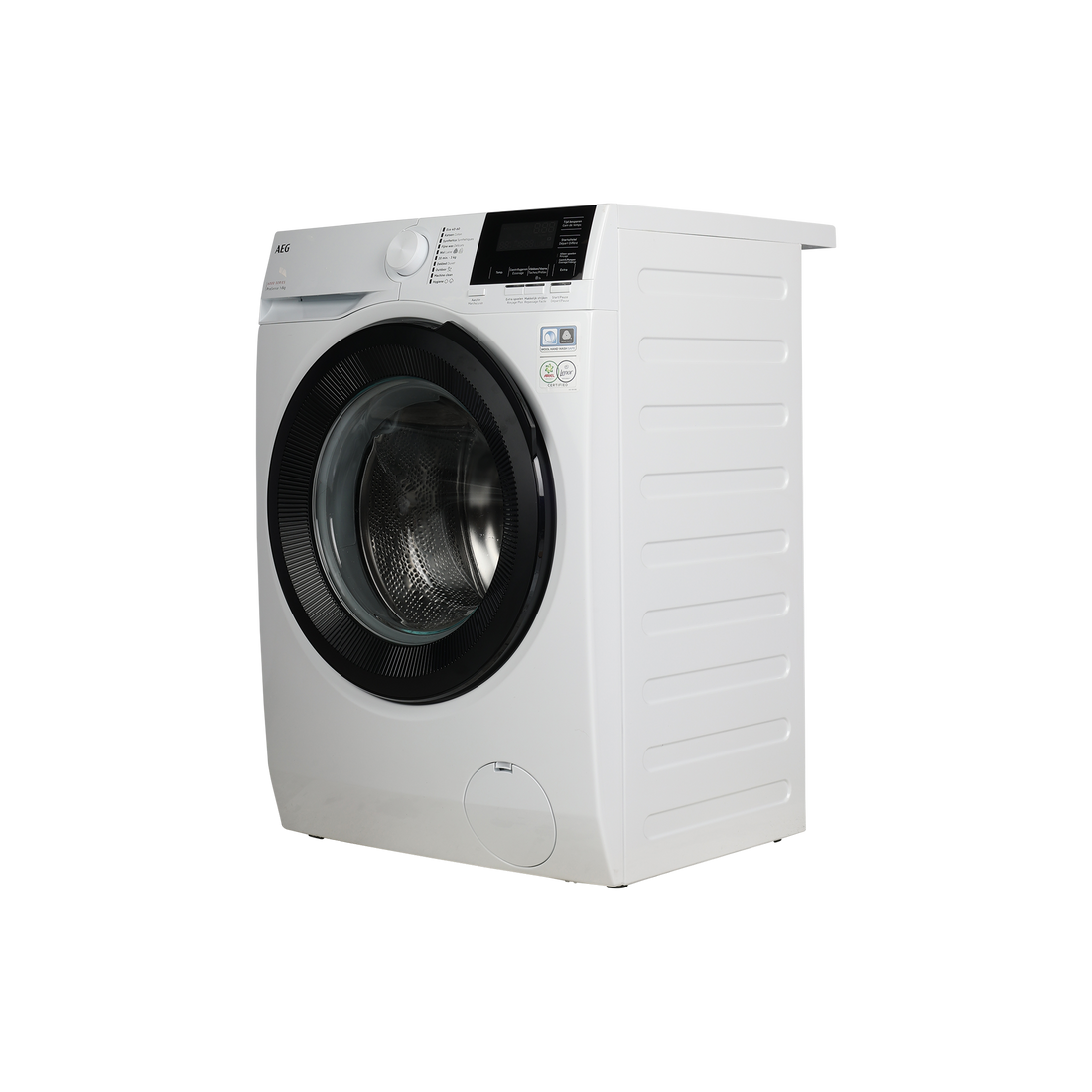 Lave-Linge Hublot 8 kg Reconditionné AEG LR63R84VB : vue du côté gauche