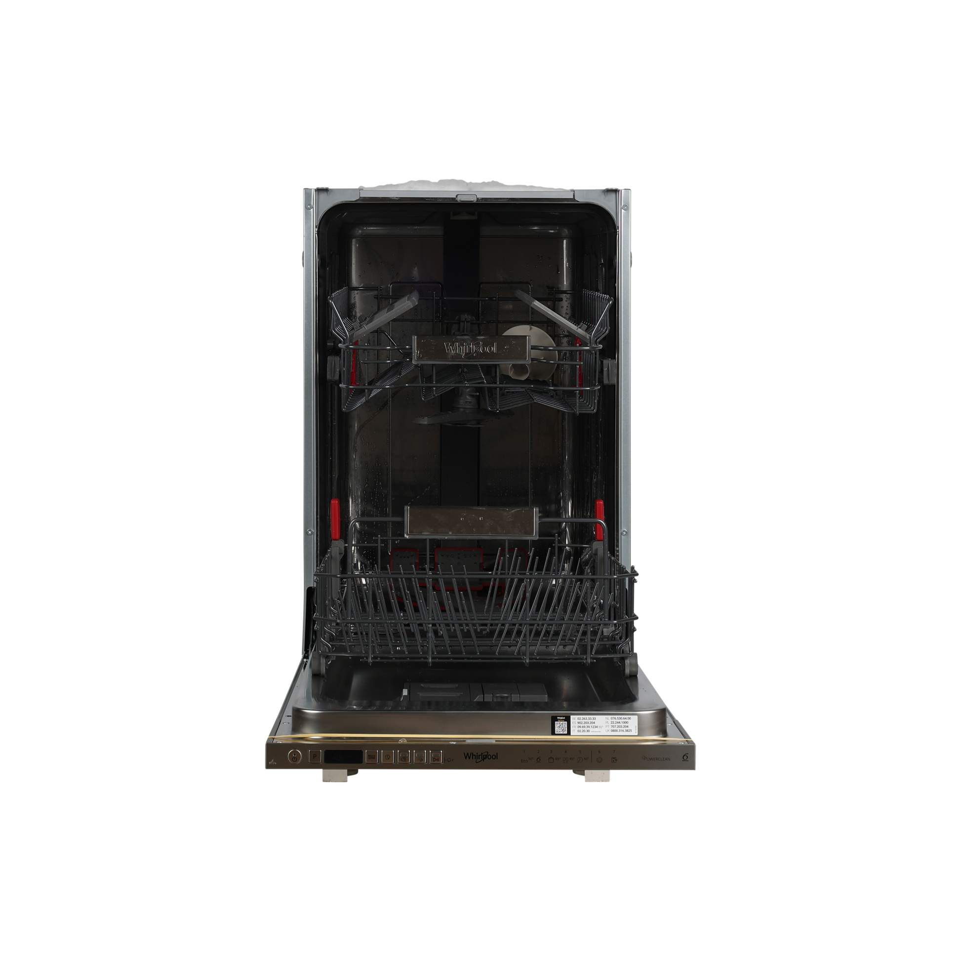 Lave-Vaisselle Encastrable 10 Cvts Reconditionné WHIRLPOOL WSIO3T223PEX (WSIO 3T223 PE X) : vue de l'intérieur