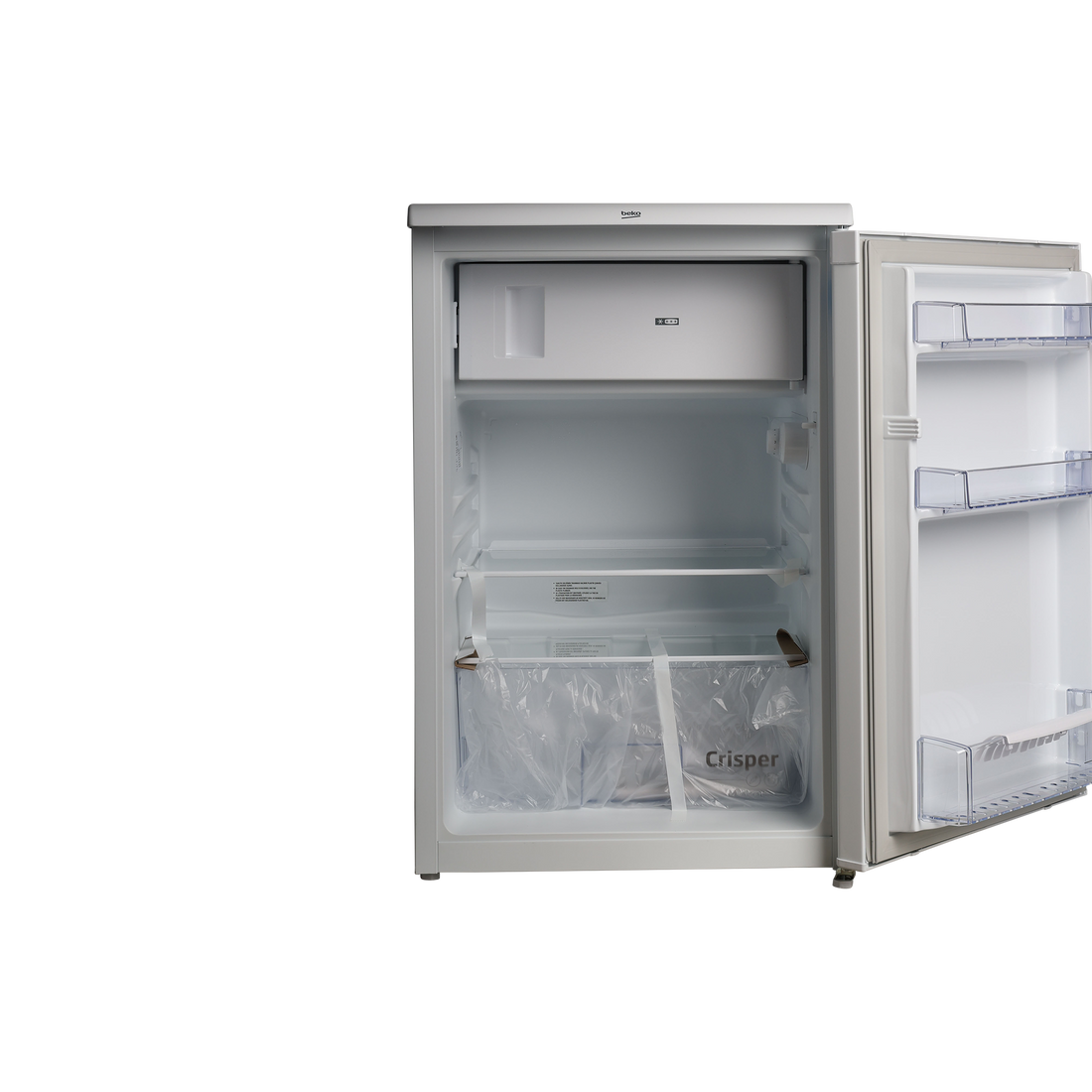 Réfrigérateur Compact 114 L Reconditionné BEKO TSE1284N : vue de l'intérieur