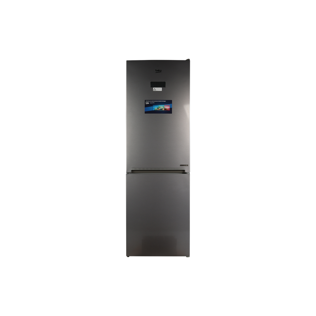 Réfrigérateur Avec Congélateur 323 L Reconditionné BEKO RCNE366E60ZXBN : vue de face