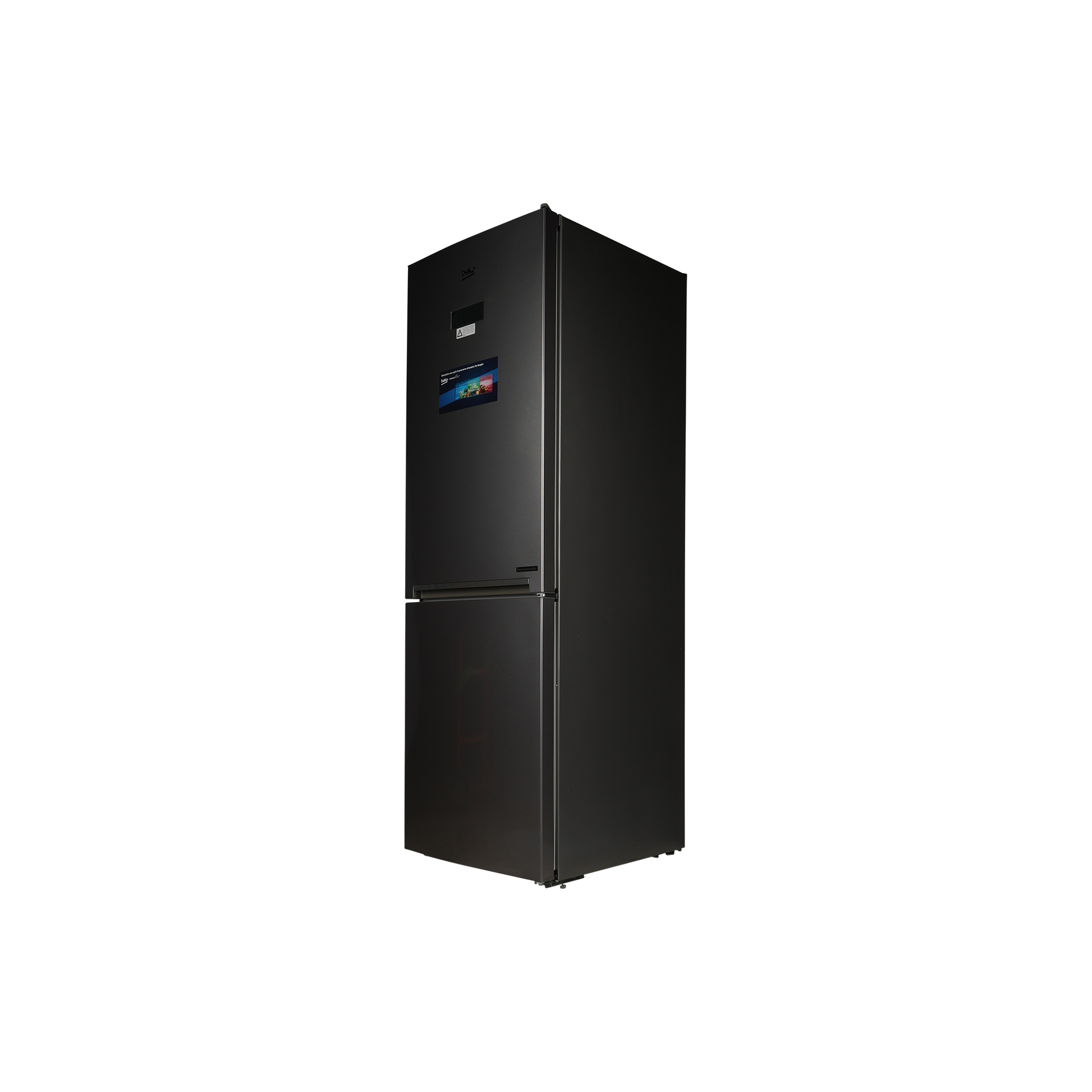 Réfrigérateur Avec Congélateur 323 L Reconditionné BEKO RCNE366E60ZXBN : vue du côté gauche
