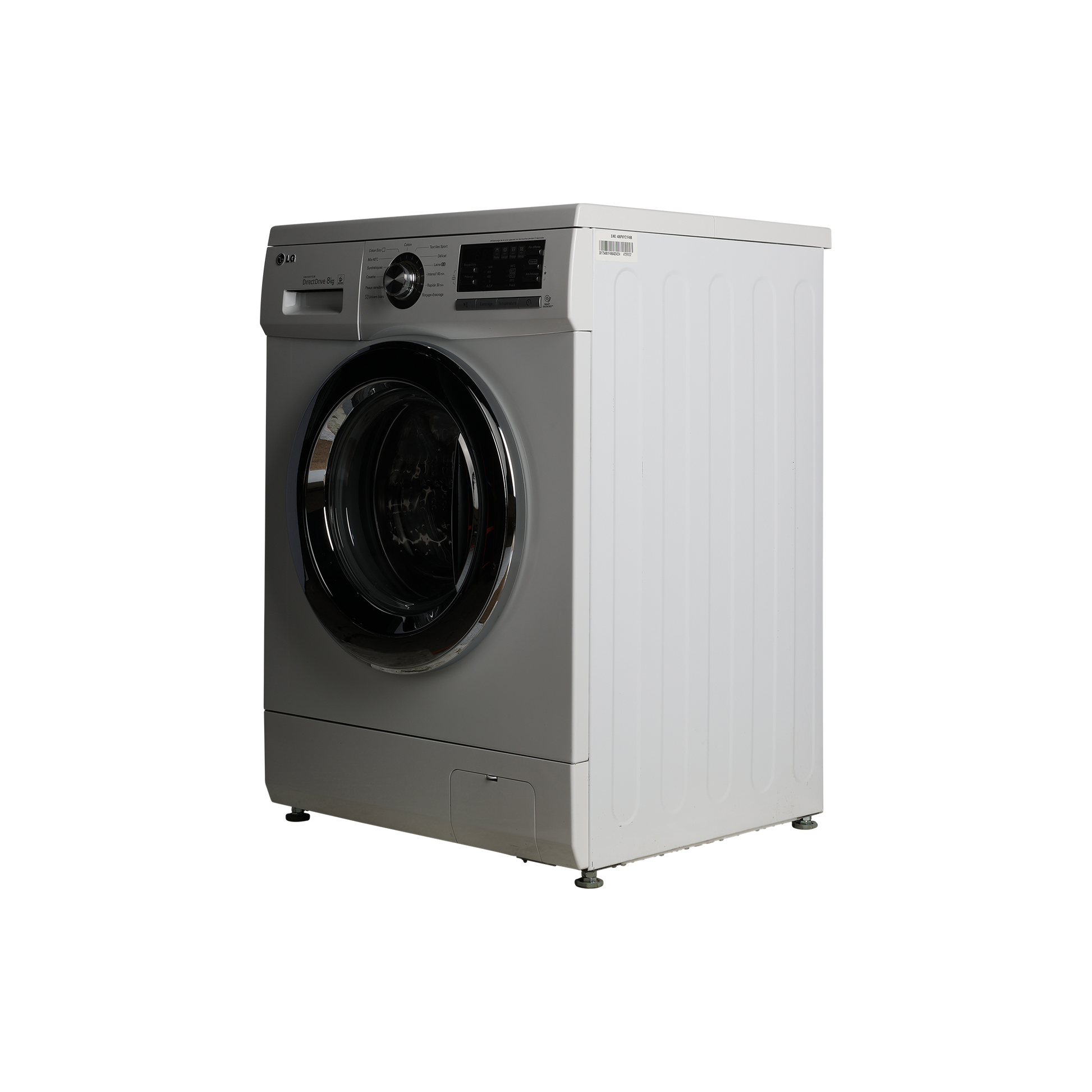 Lave-Linge Hublot 8 kg Reconditionné LG F84882WH : vue du côté droit