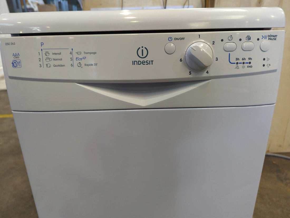 Lave-Vaisselle Pose Libre 10 Cvts Reconditionné INDESIT DSG 263 S FR