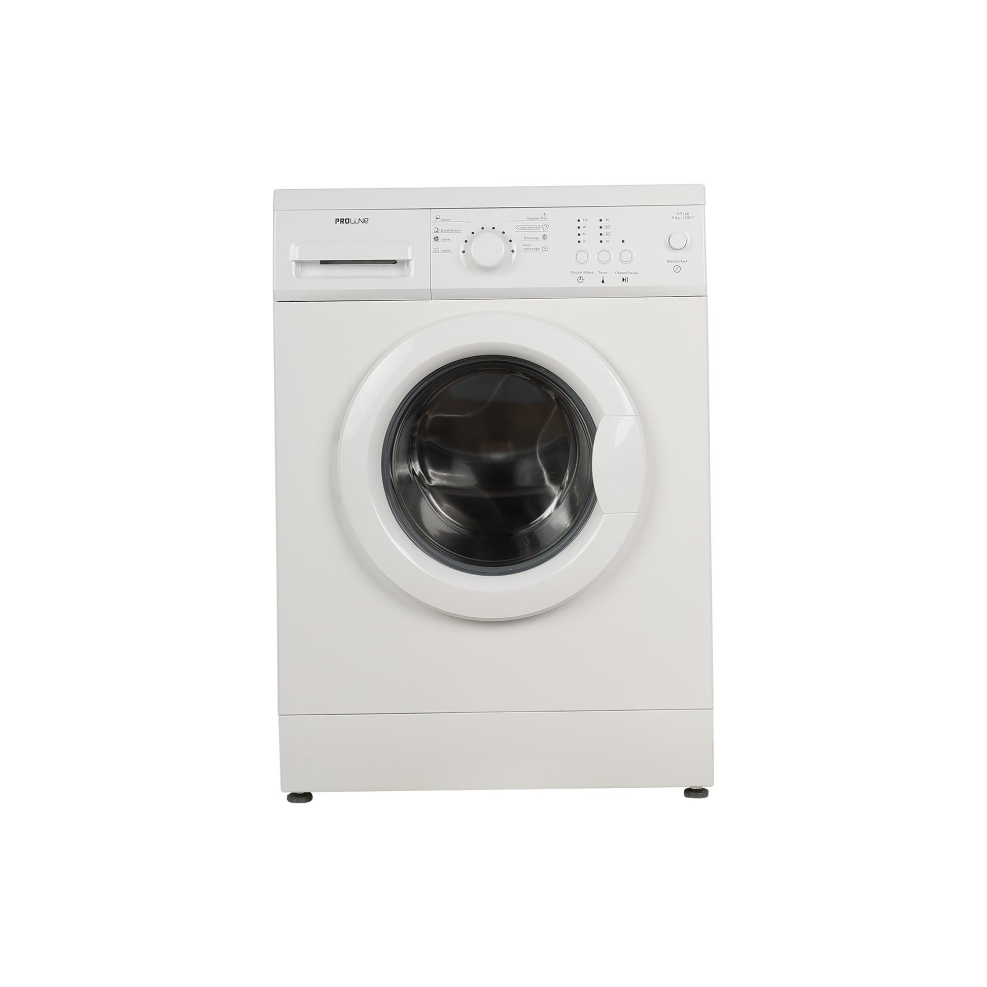 Lave-Linge Hublot 6 kg Reconditionné PROLINE FP 126 BLANC : vue de face