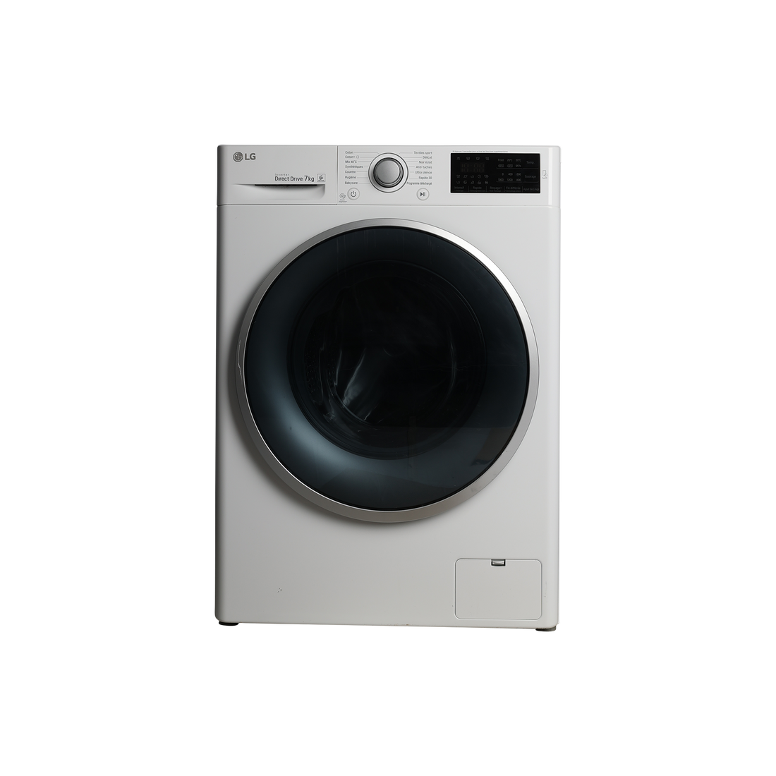 Lave-Linge Hublot 7 kg Reconditionné LG F74C41WH : vue de face