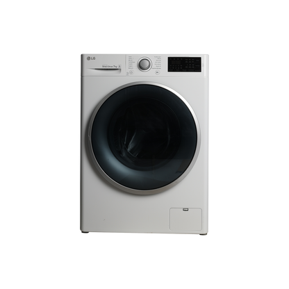 Lave-Linge Hublot 7 kg Reconditionné LG F74C41WH : vue de face