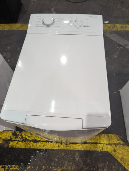 Lave-Linge Top 5 kg Reconditionné FRIGEAVIA FRLLT510W : vue du haut ouverture et commandes