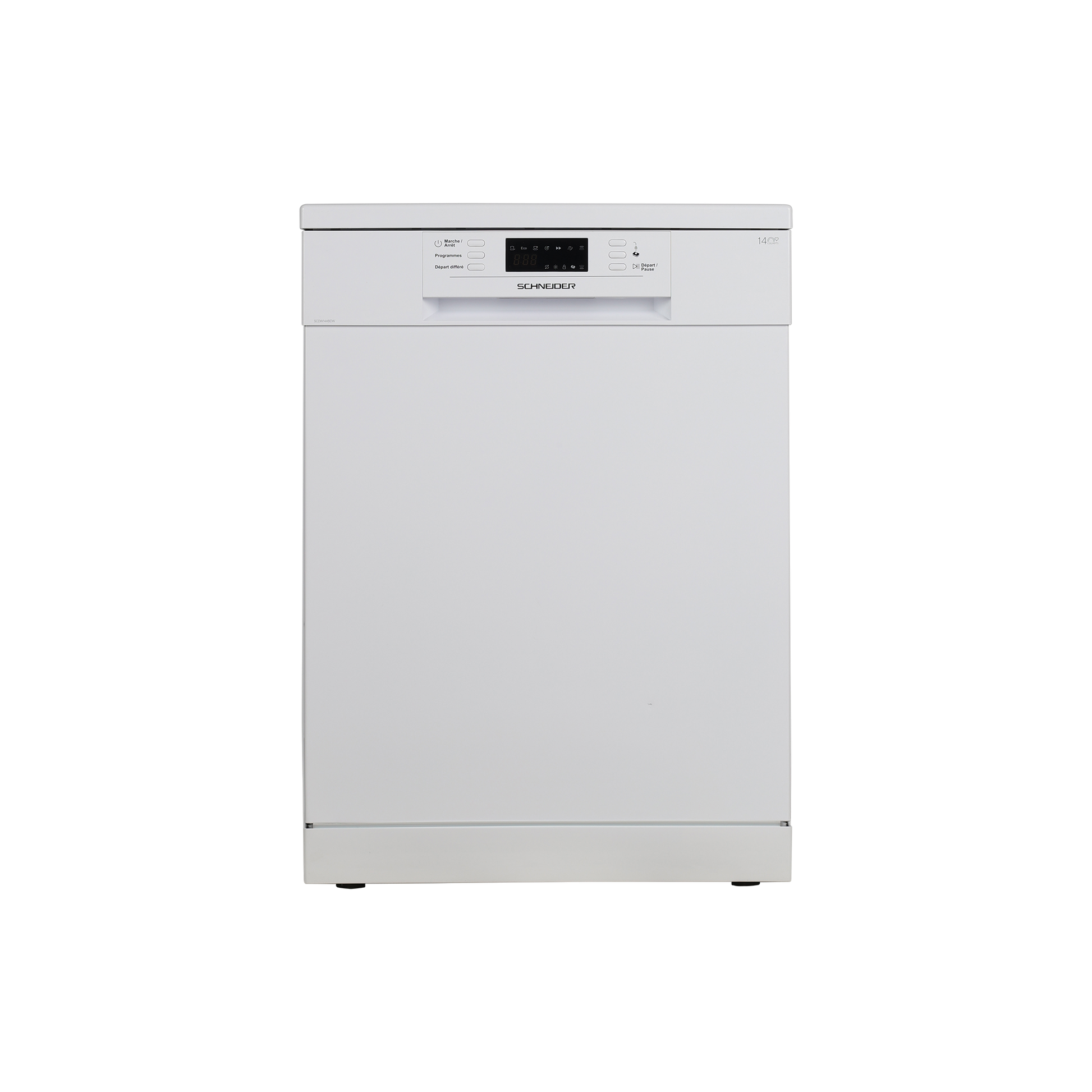 Lave-Vaisselle Pose Libre 14 Cvts Reconditionné SCHNEIDER SCDW1446IDW : vue de face