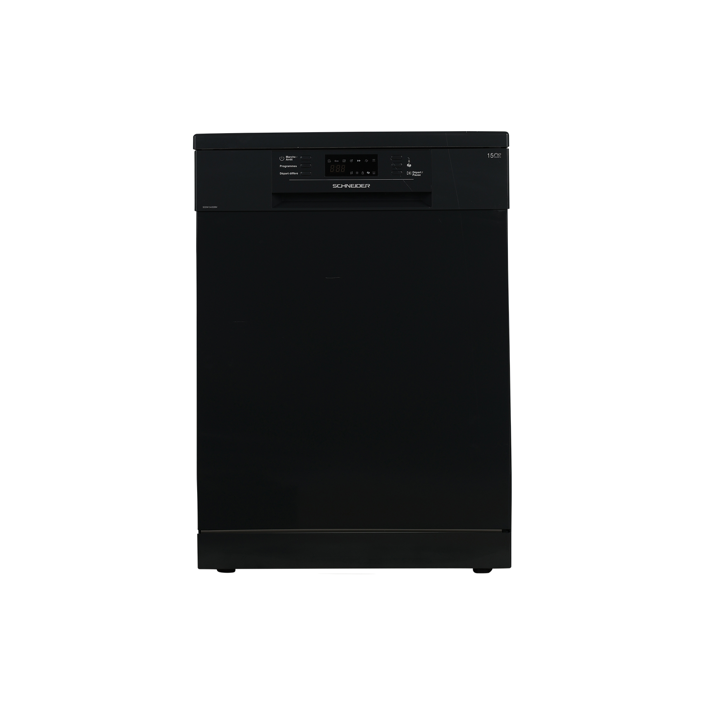 Lave-Vaisselle Pose Libre 15 Cvts Reconditionné SCHNEIDER SCDW1542IDBM : vue de face