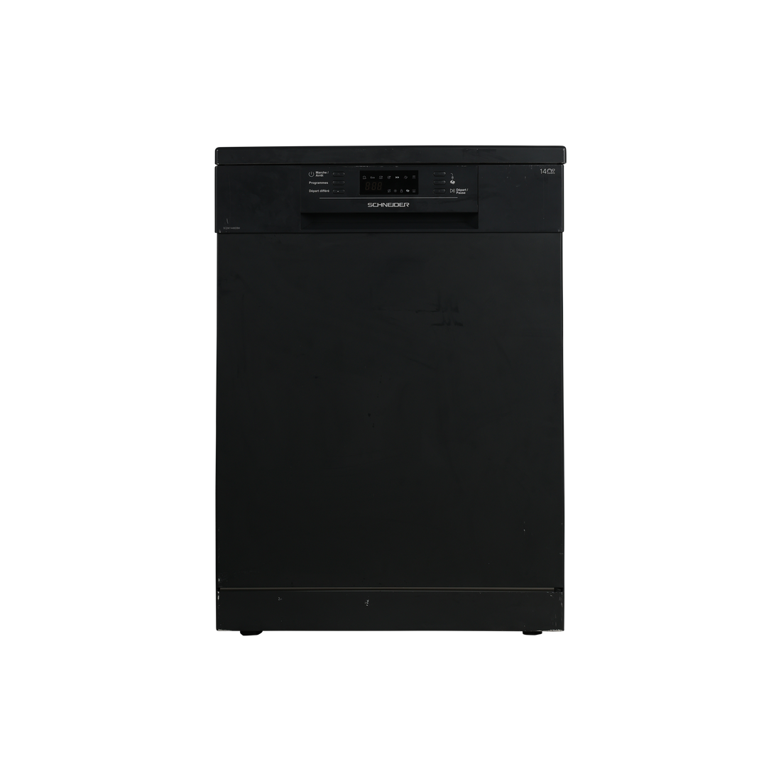 Lave-Vaisselle Pose Libre 14 Cvts Reconditionné SCHNEIDER SCDW1446IDBM : vue de face